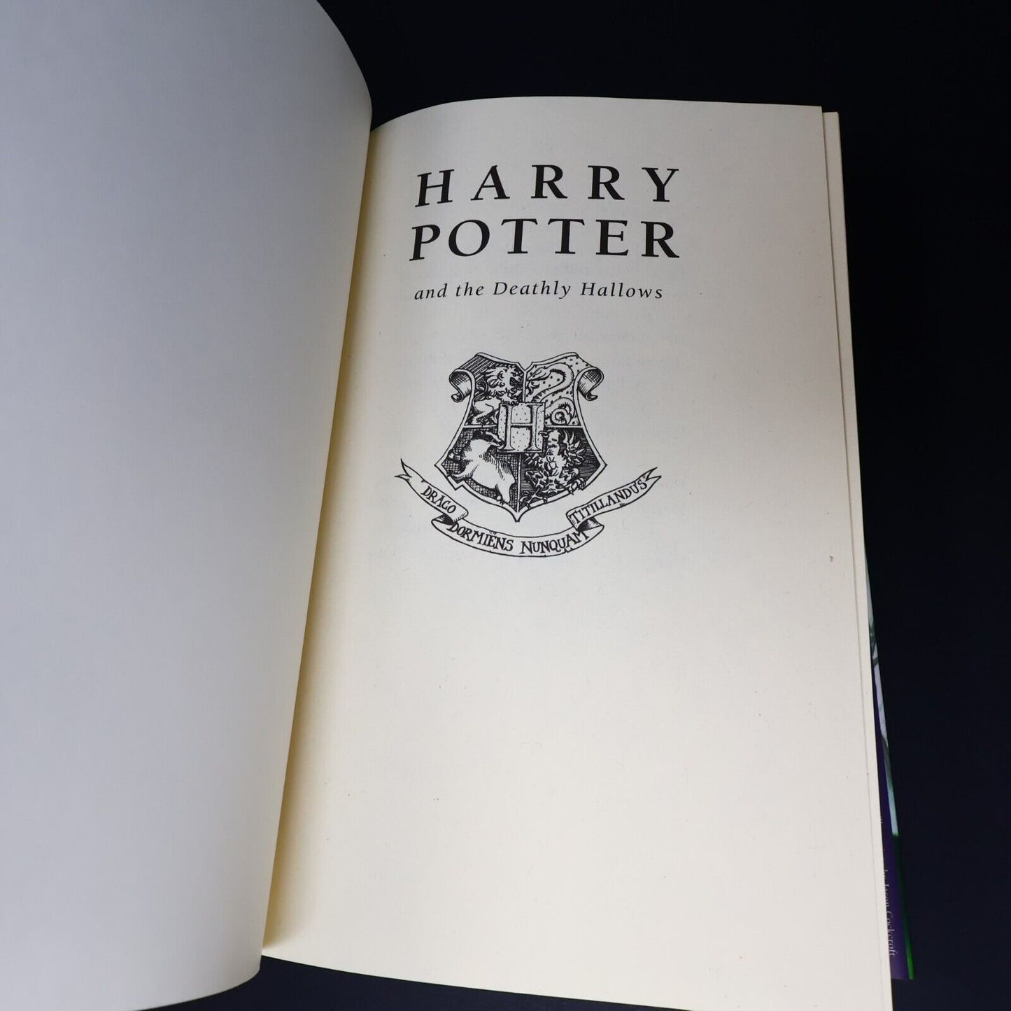 2007 Harry Potter and the Deathly Hallows by J. K. Rowling 1st Print Hardcover