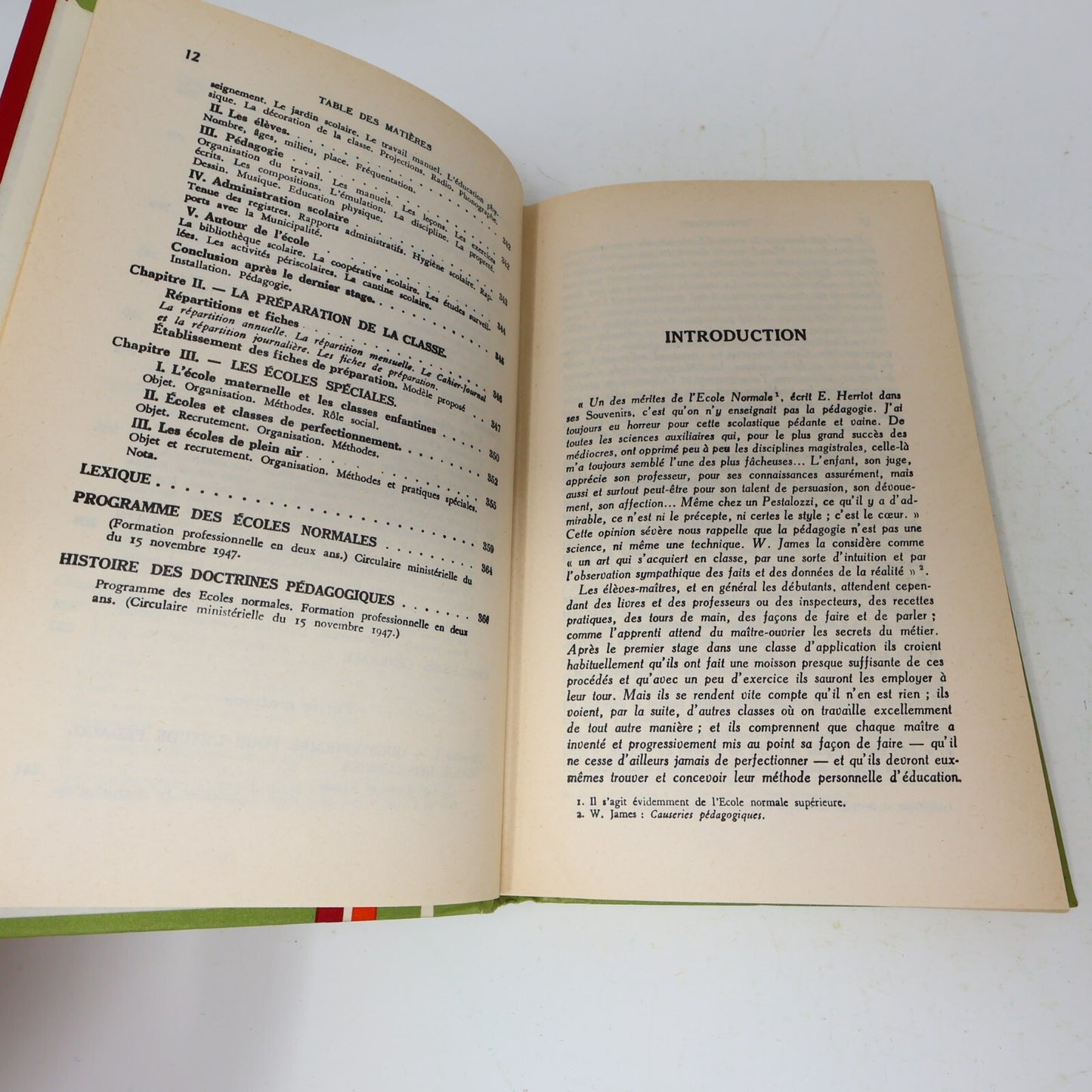 1966 Pédagogie Générale par l'Étude des Doctrines Pédagogiques J.Leif/G. Rustin
