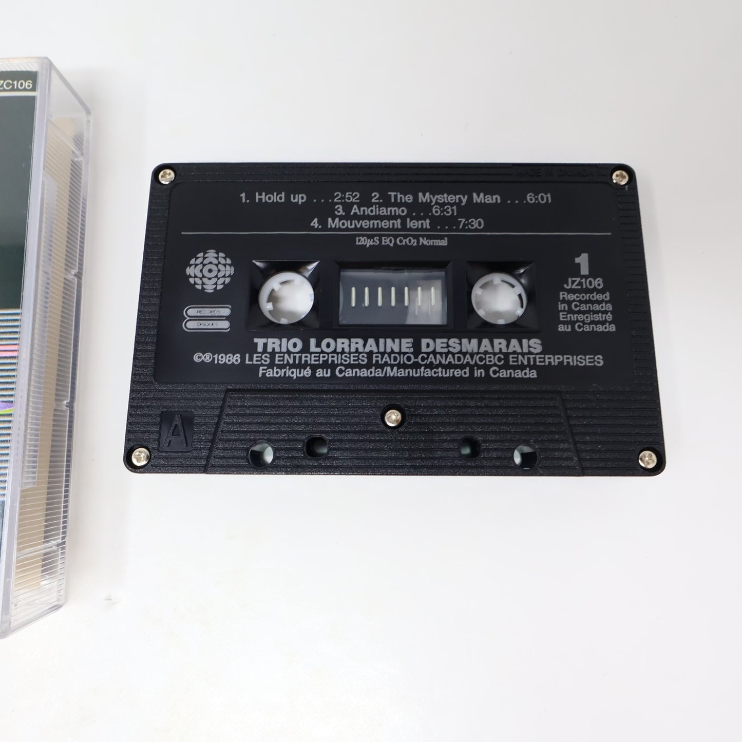 Lorraine Desmarais 2 Cassettes Lot Pianissimo/Andiamo JazzImage Hold up/Caravan