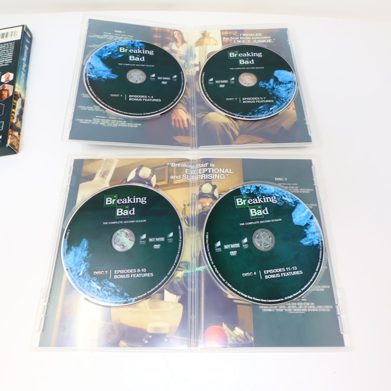 Breaking Bad 6 DVD Lot Complete Serie Seasons 1-5 TV Series Bryan Cranston NTSC