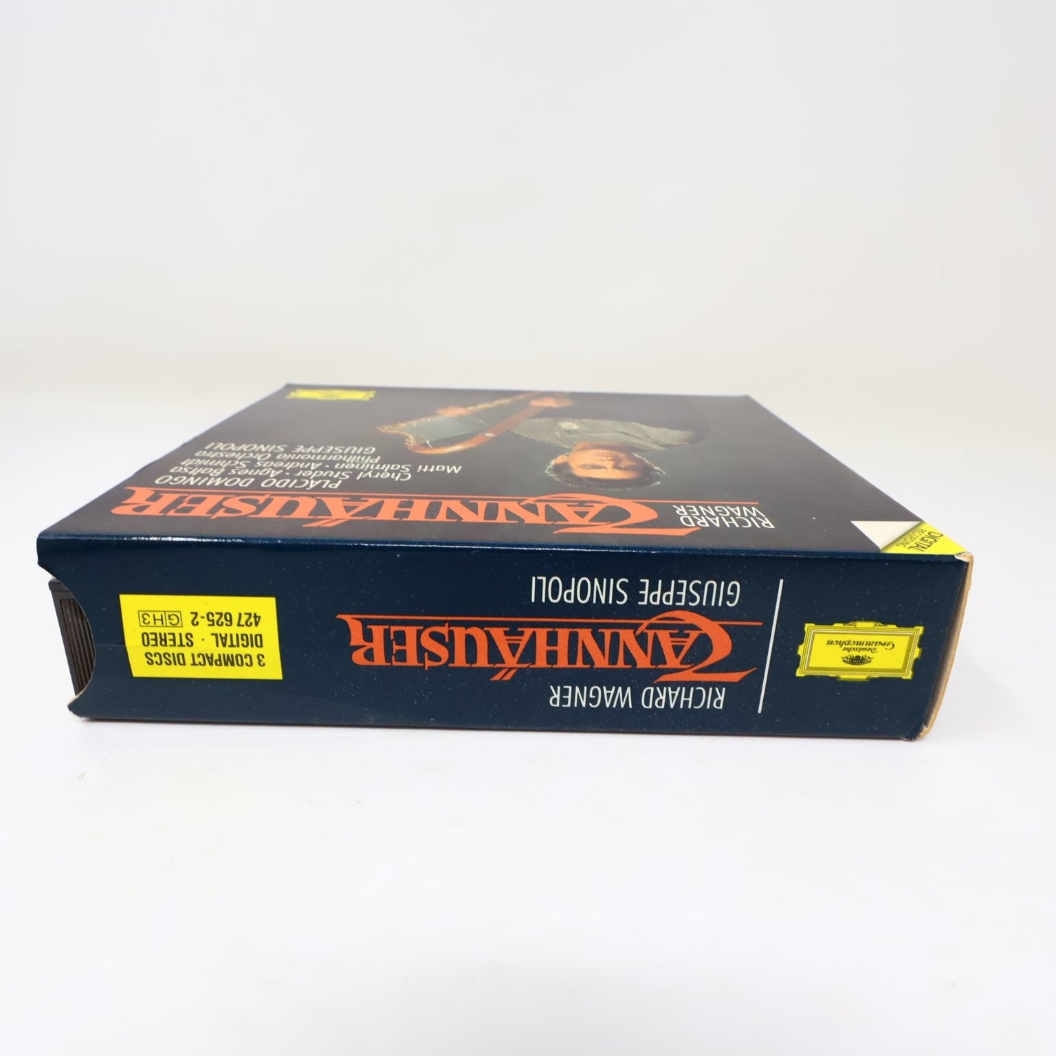 Richard Wagner Tannhäuser 3 CD Boxset 1989 Giuseppe Sinopoli Placido Domingo
