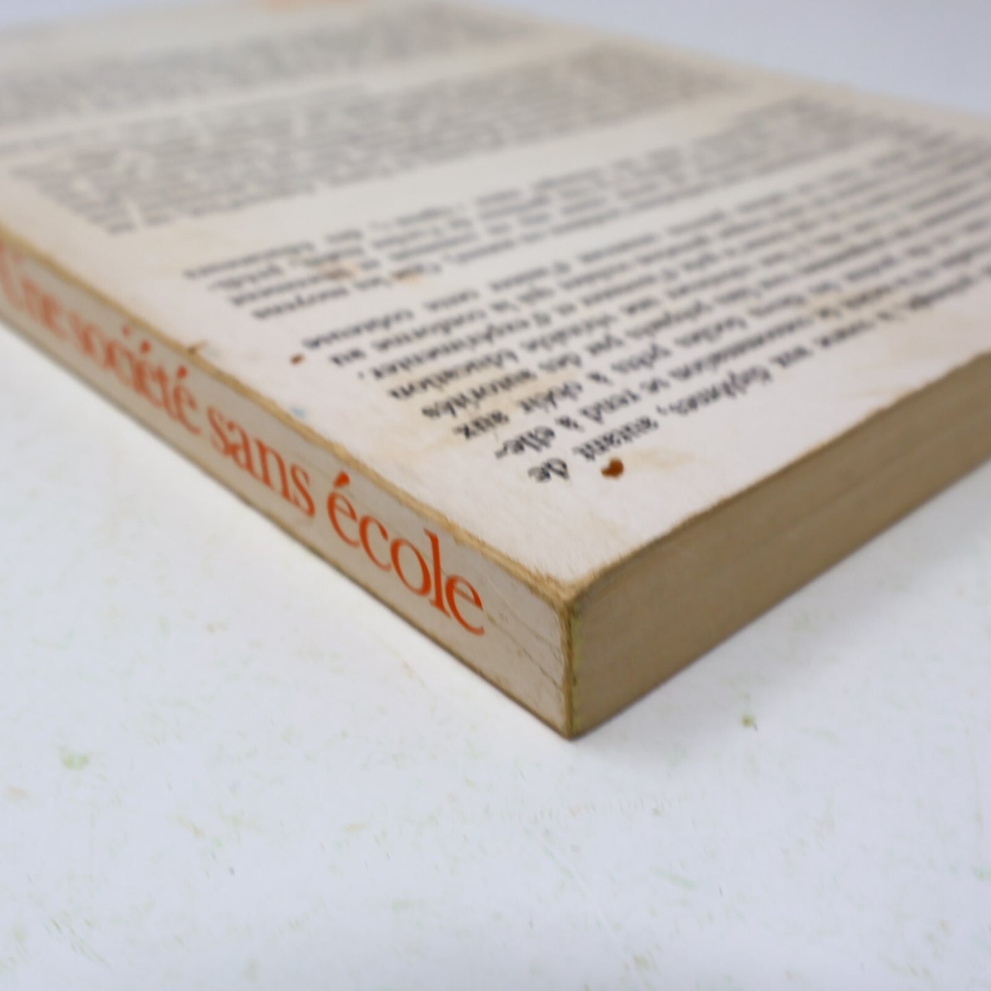 1971 Une Société Sans École Ivan Illich Seuil Éducation Philosophie Français 70s