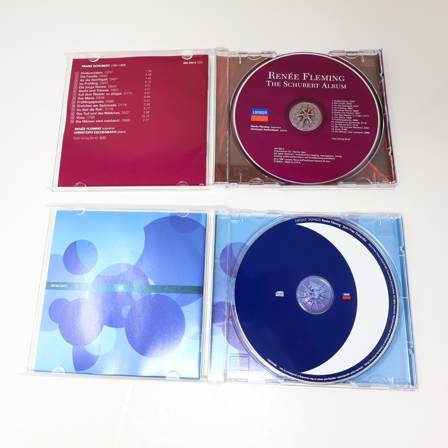 Renée Fleming 4 CD Lot Schubert Album/Night Songs/The Beautiful Voice/Signatures