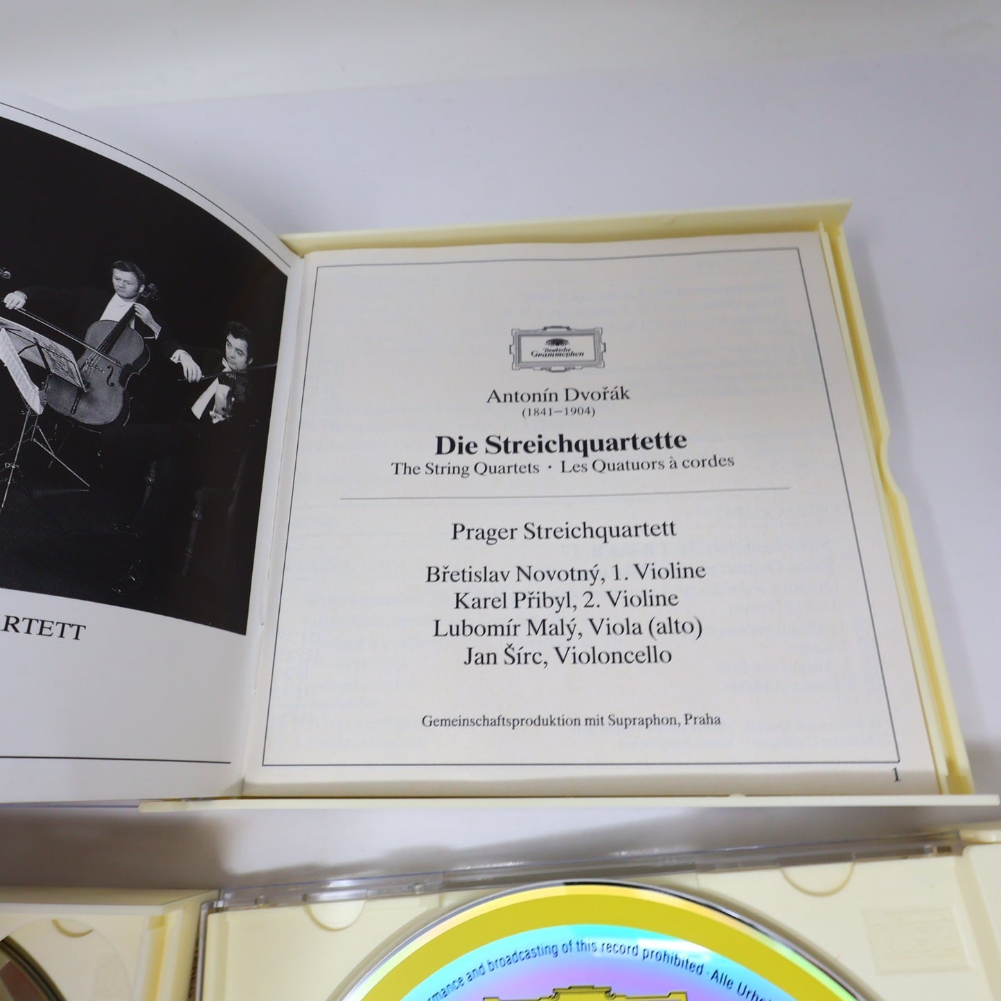 Antonín Dvořák The String Quartets/Die Streichquartette Boxset CD 429 193-2