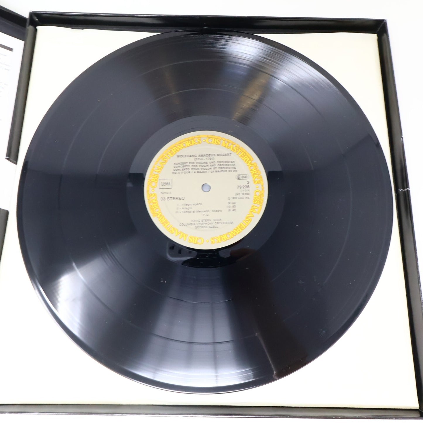 Isaac Stern Mozart Violin Concerti 3·4·5 1981 2x LP Record Vinyl Box Set 79236