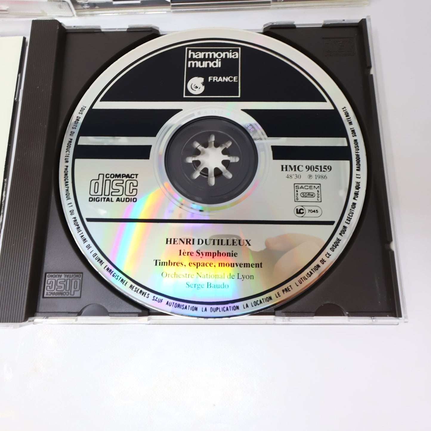 Henri Dutilleux 2 CD Lot L' Arbre Des Songes/Symphonie #1 Lorin Maazel/Previn