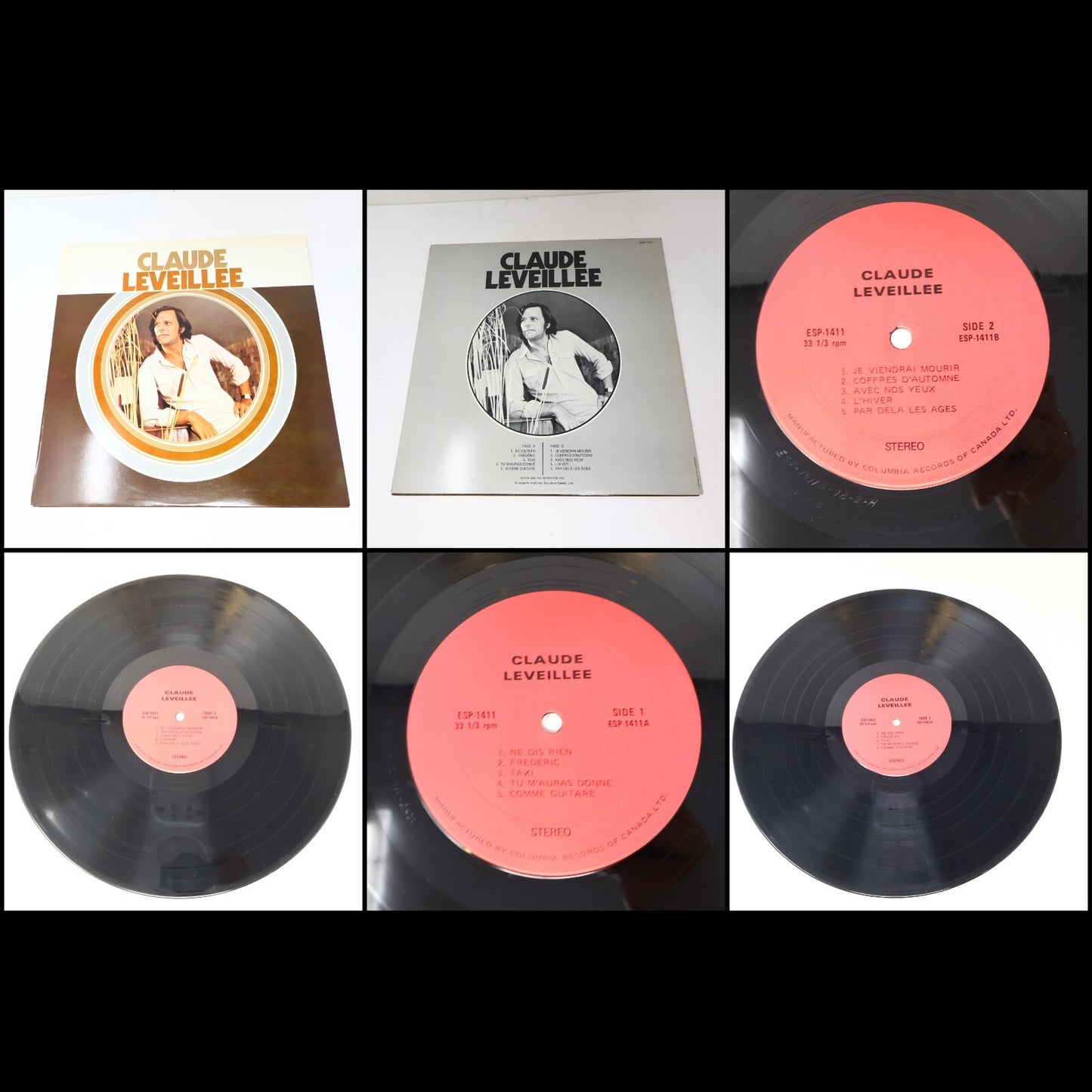 Claude Léveillée Lot 13 Disques Black Sun/Cheval De Bois/Beaux Dimanches Record