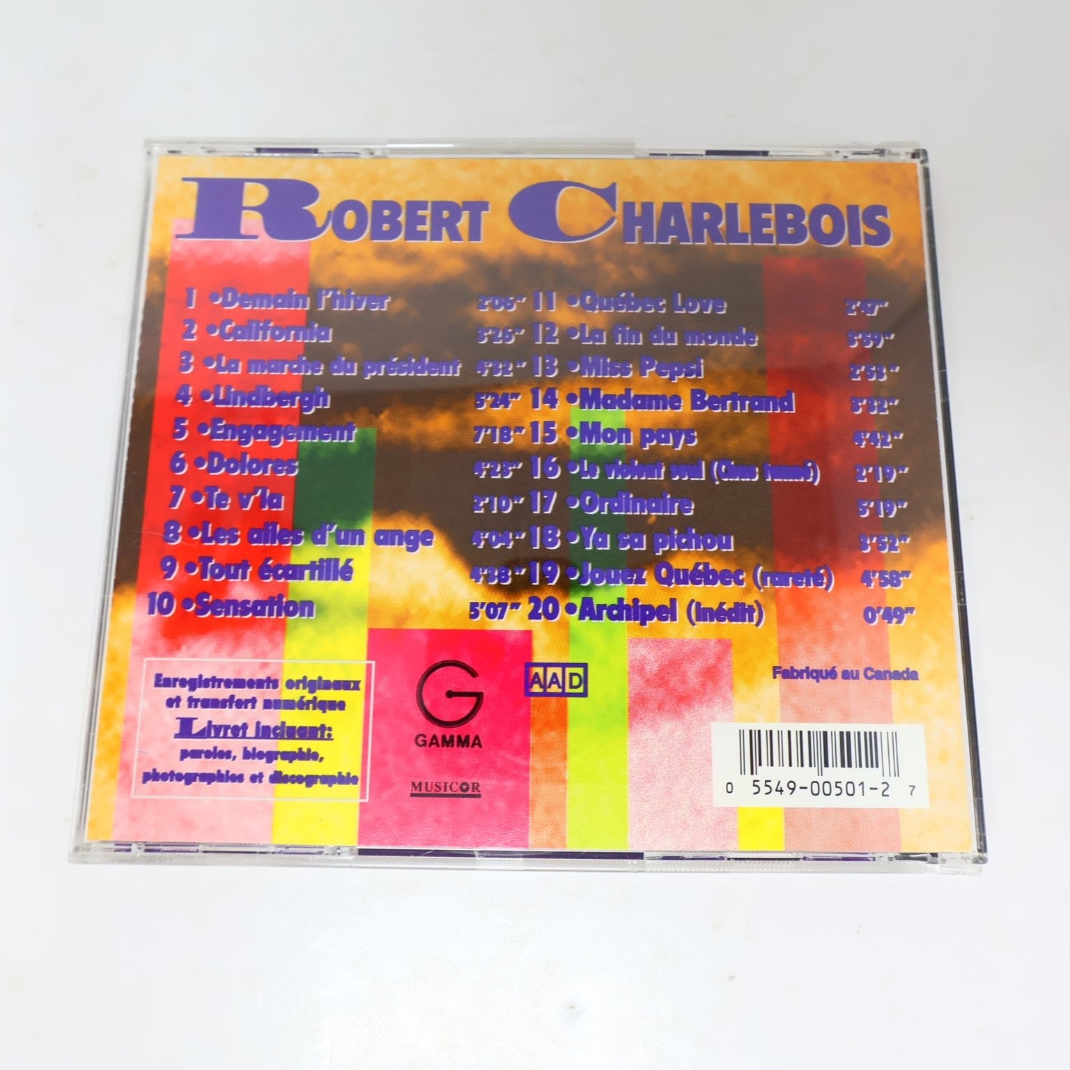 Robert Charlebois Lot 3 CD Immensément/Québec Love La Collection/Tout est Bien