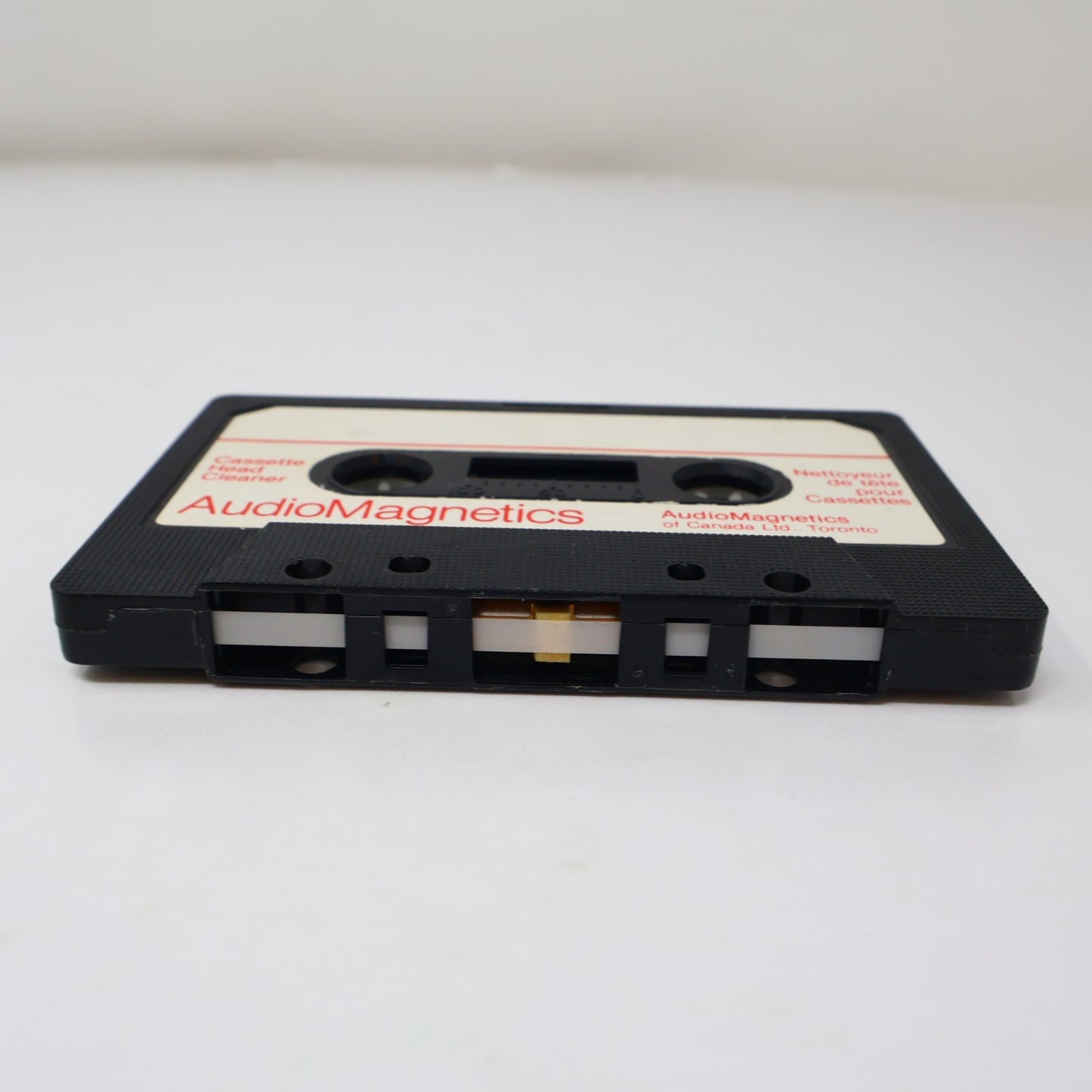 Audio Magnetics Cassette Tape Head Cleaner with Exclusive Polishing Action HC