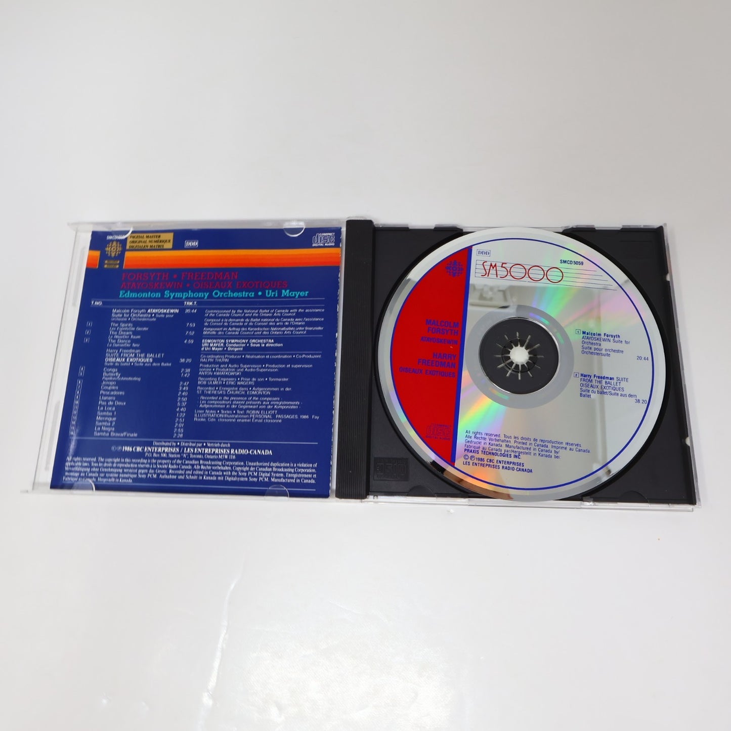 Forsyth/Freedman Atayoskewin/Oiseaux Exotiques CD Uri Mayer Edmonton Symphony