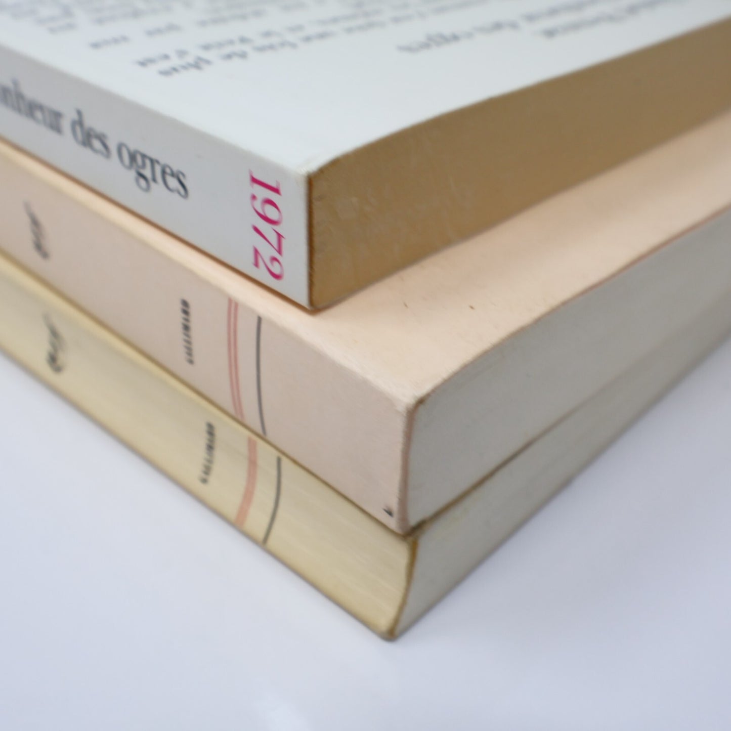 Daniel Pennac Lot 3 Livres Comme un Roman/Chagrin d'École/Au Bonheur des Ogres