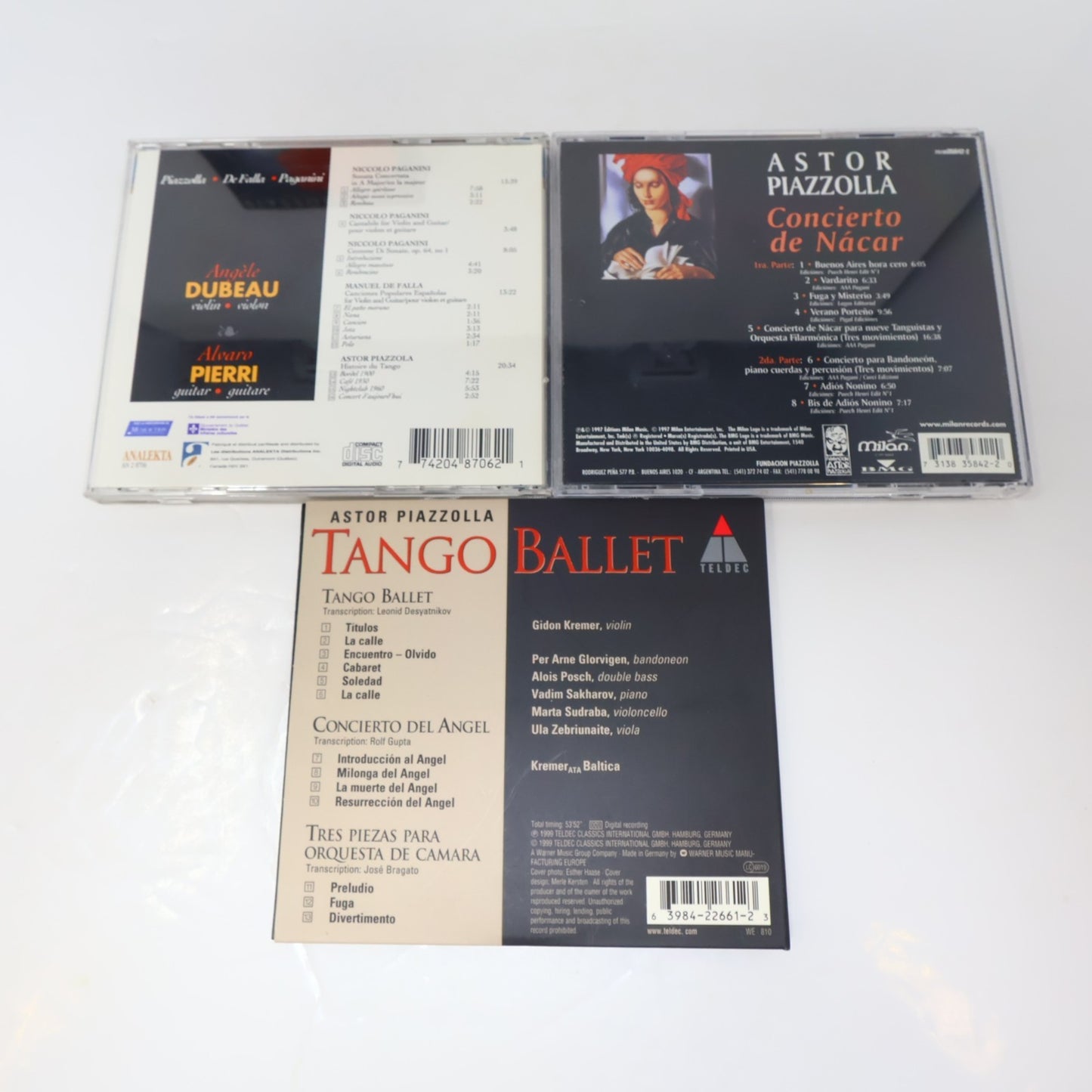 Astor Piazzolla 5 CDs Lot The Last Masterpieces/Piazzollissimo 1974-1983 Latin