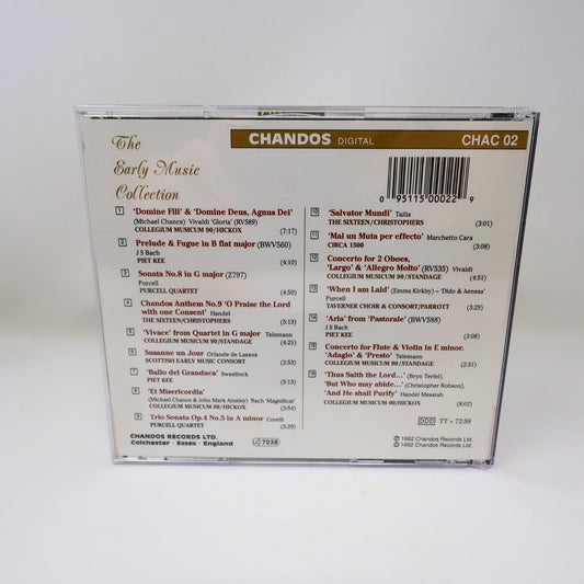 Chaconne Sampler The Early Music Collection CD 1992 Classical Chandos CHAC 02