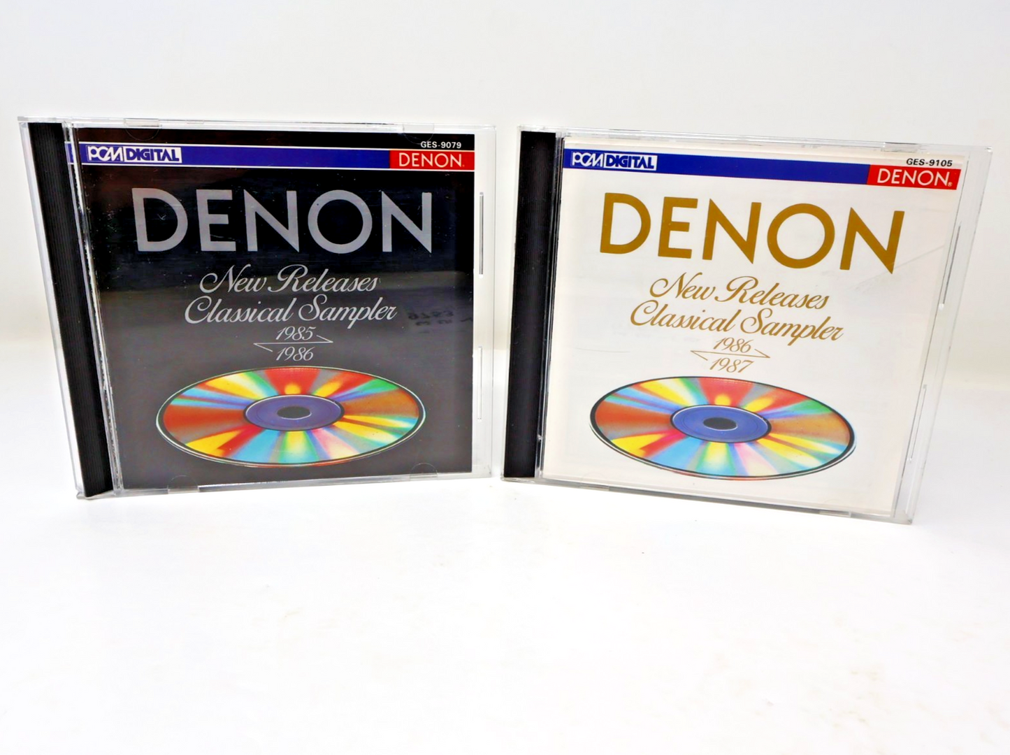 Denon New Releases Classical Sampler 1985/1986-1986/1987 2 CD Lot GES-9079 Promo