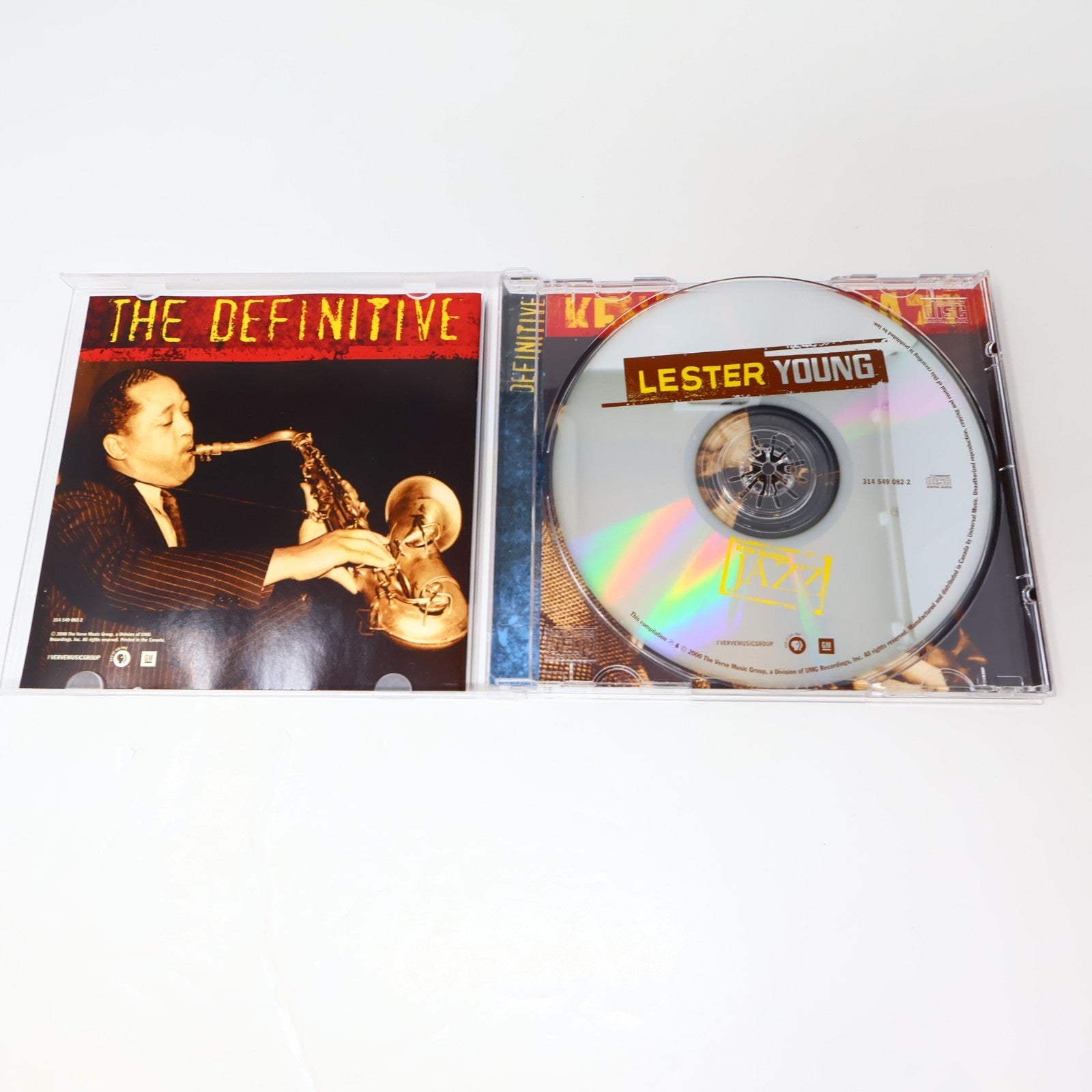 Lester Young 2 CDs Lot Blue Lester/Ken Burns Jazz Swing 2000 Dreyfus Jazz/Verve