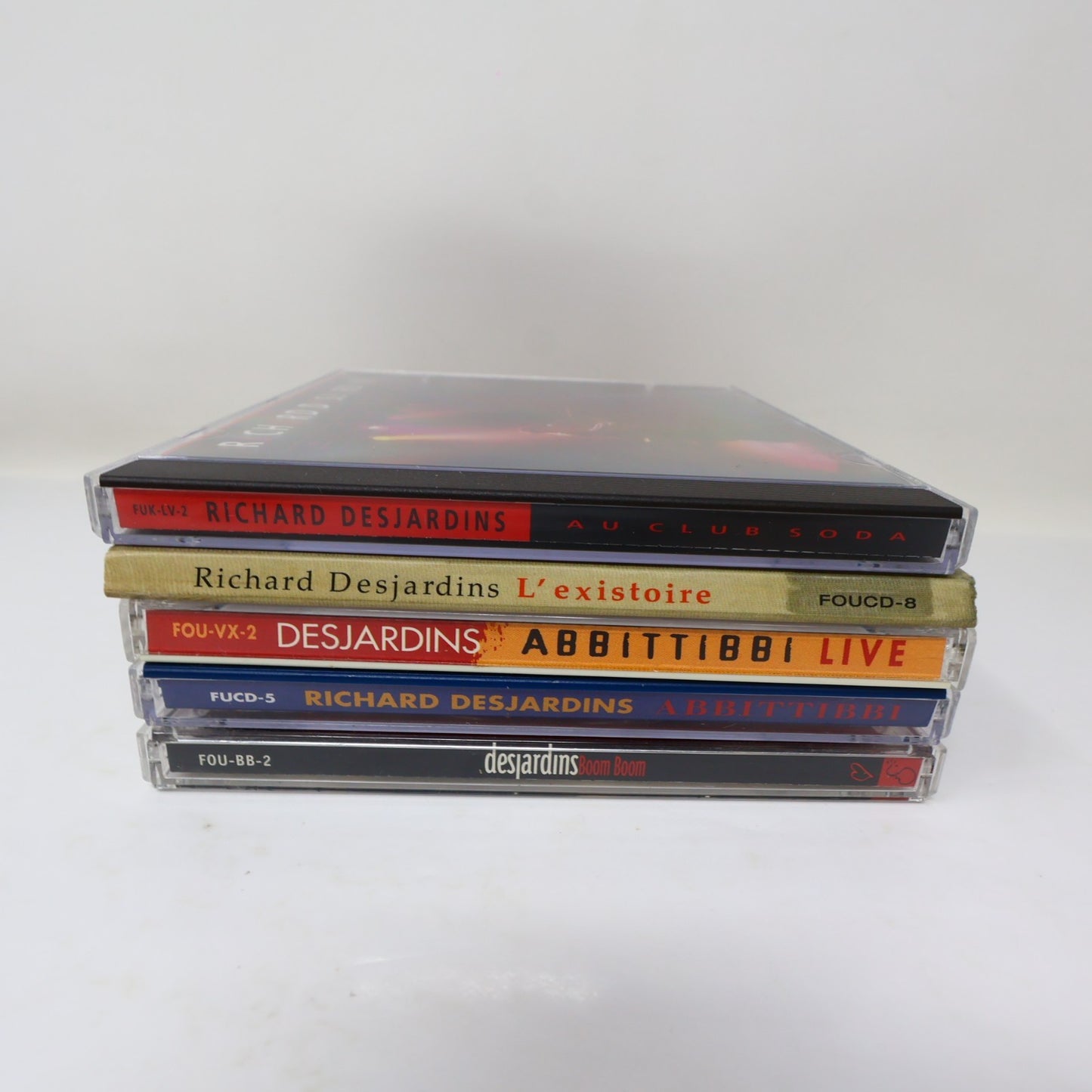 Richard Desjardins/Abbittibbi Lot 5 CD L'Existoire/Au Club Soda/Live/Boom Boom