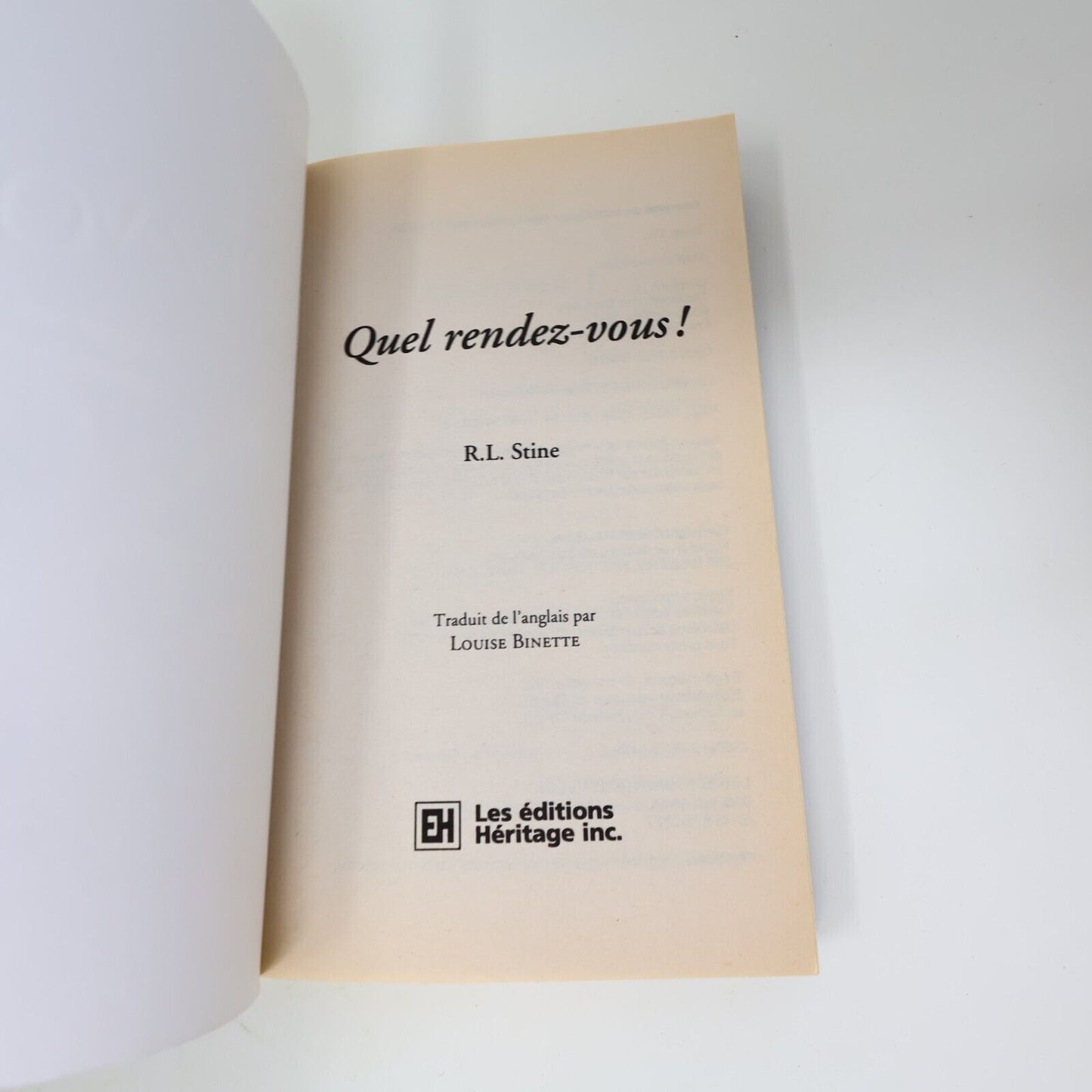 Lot 9 Livres Frissons Stine/Lerangis/Pike EH Français French La Gardienne Ados
