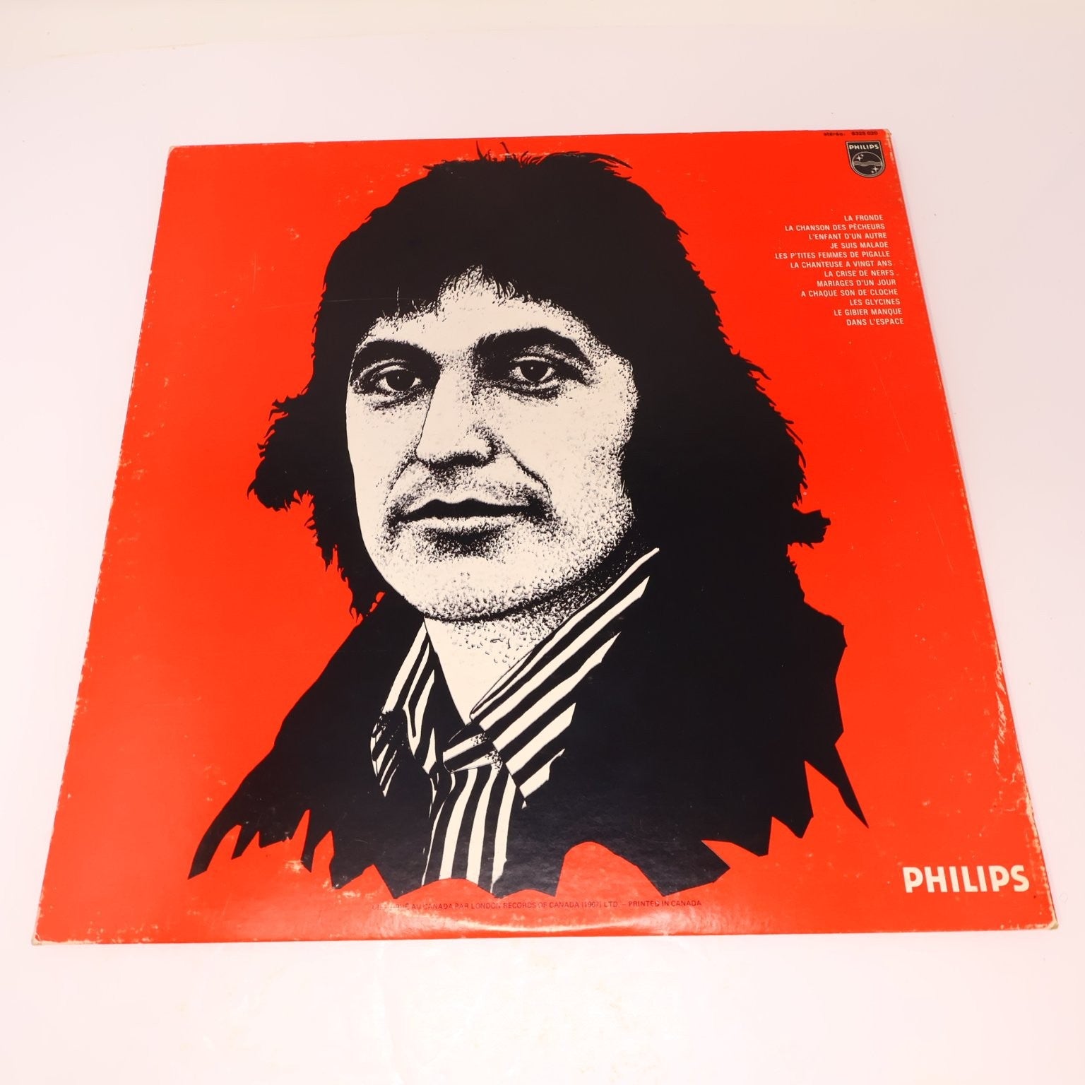 Serge Lama Lot 4 Disques LP Record 1973-1980 Philips Je Suis Malade/Chez Moi