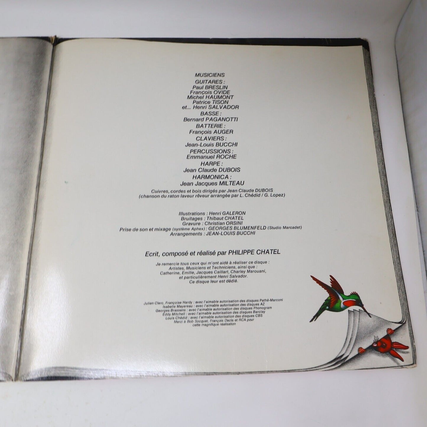 Émilie Jolie Philippe Chatel/Henri Salvador/Françoise Hardy 2 Disques LP Enfants