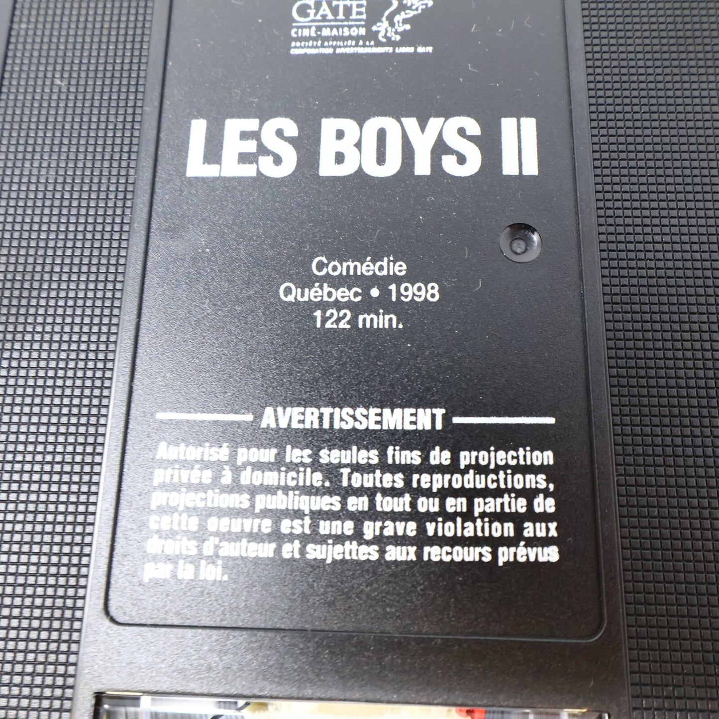 Les Boys 1 & 2 Lot VHS NTSC Testés Français Québec Comédie Hockey Rémy Girard