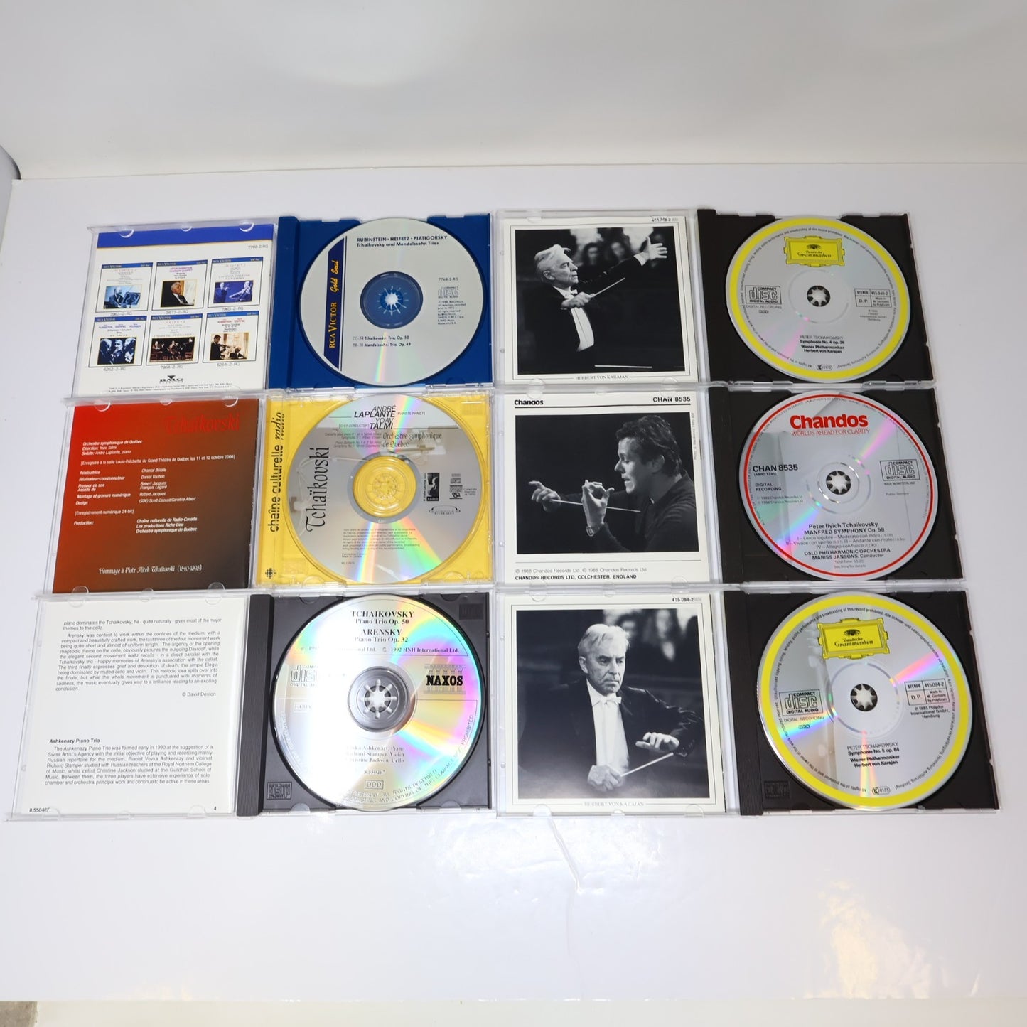 Tchaikovsky 13 CD Lot Sir Georg Solti/Charles Dutoit/Kyung Wha Chung/Jansons