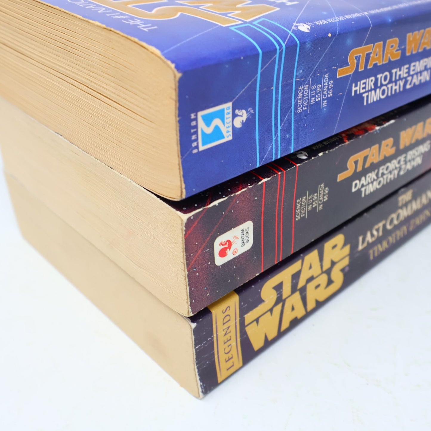 The Thrawn Trilogy #1-3 Star Wars Lot 3 Books Timothy Zahn Complete Set 90s PB