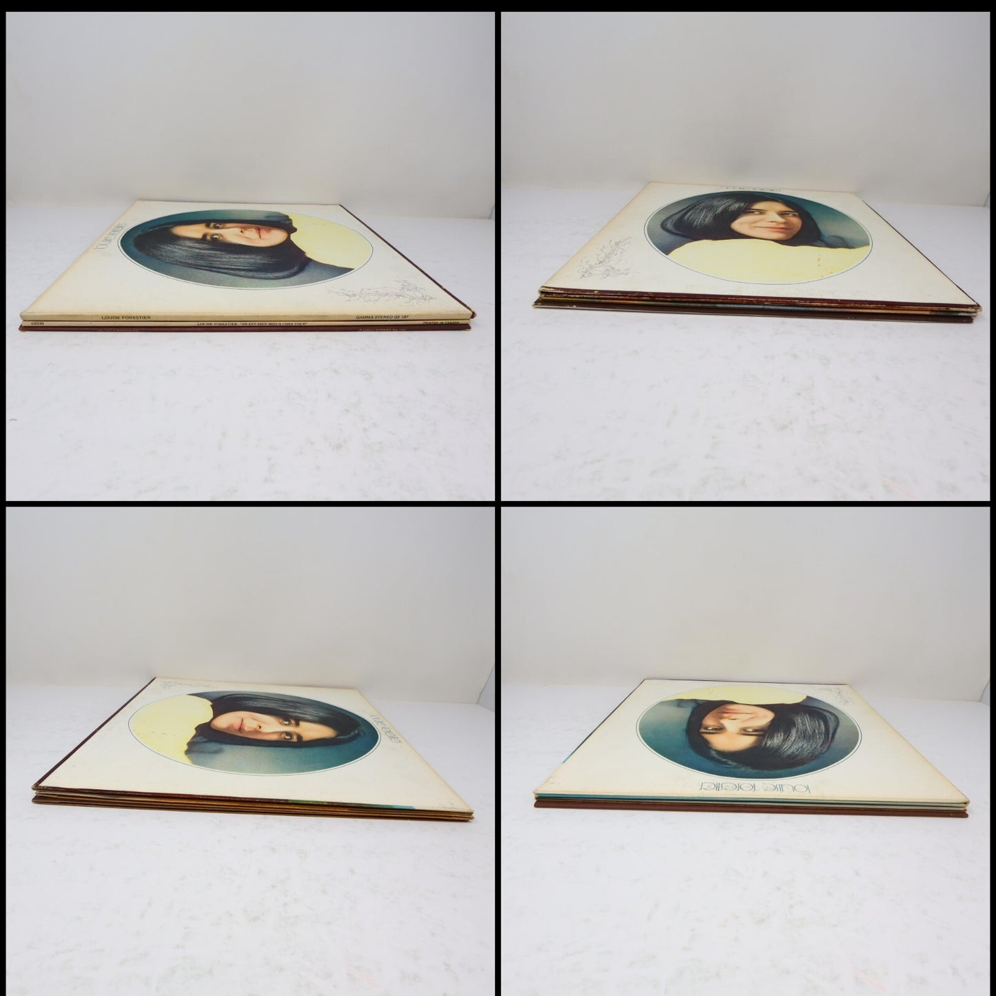 Louise Forestier Lot 3 Disques Record La Prison de Londres Bien Mieux Chez-Vous