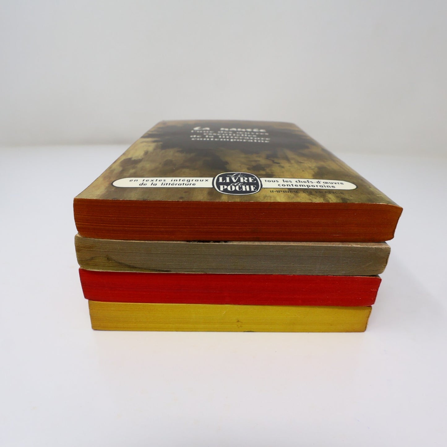 Jean-Paul Sartre Lot 4 Livres Poche La Nausée/Huis Clos/Mains Sales Roman French