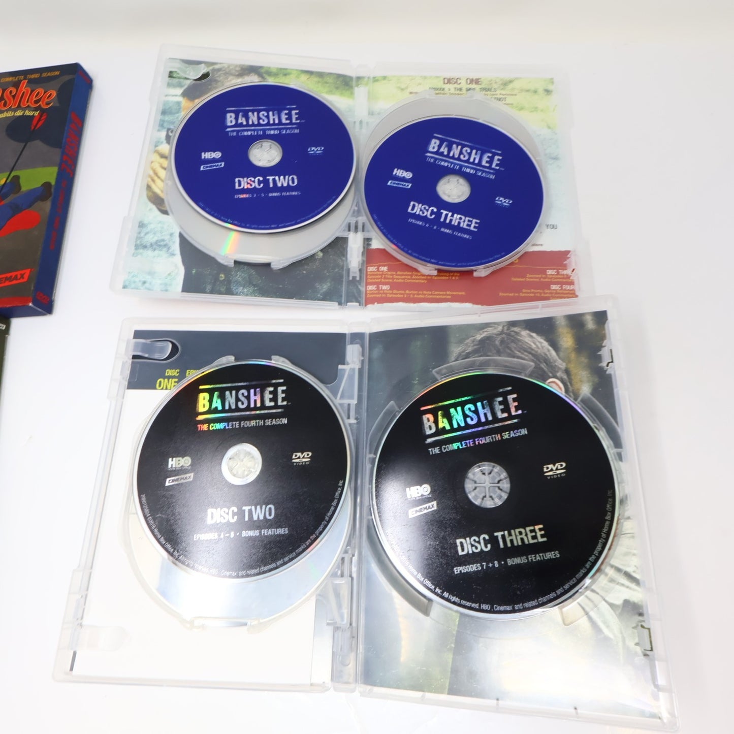 Banshee Season #1-4 Complete Series 4 DVD Lot Cinemax HBO Antony Starr/Milicevic