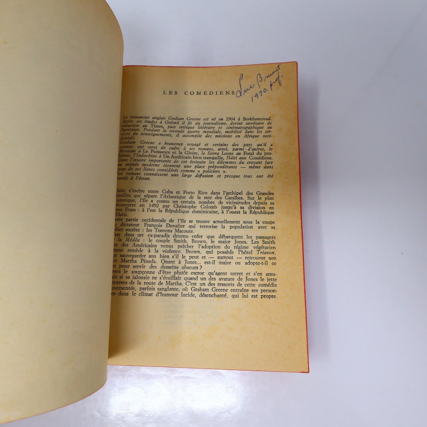 Graham Greene Lot 4 Livres Poche Comédiens/Saison des Pluies Fiction Historique