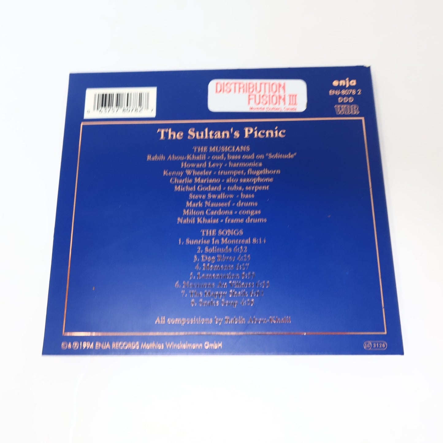Rabih Abou-Khalil 3 CD Lot Enja Arabian Waltz/Blue Camel/The Sultan's Picnic