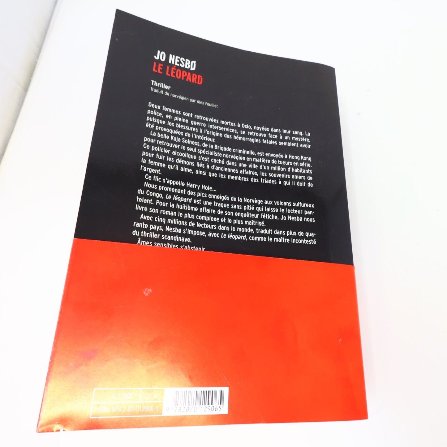 Jo Nesbø Lot 5 Livres Léopard/Rouge-Gorge/Cafards/Bonhomme de Neige Français PB