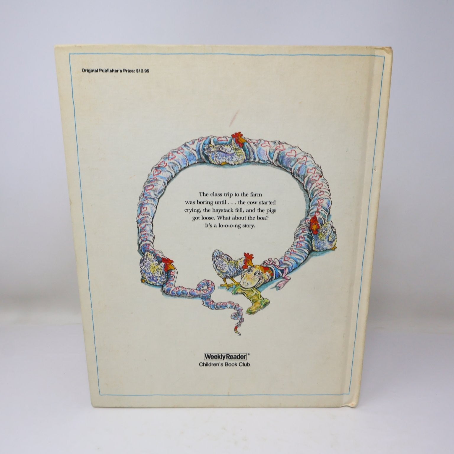 The Day Jimmy's Boa Ate the Wash Noble 1980 Illustrated Kids Book Dial Press