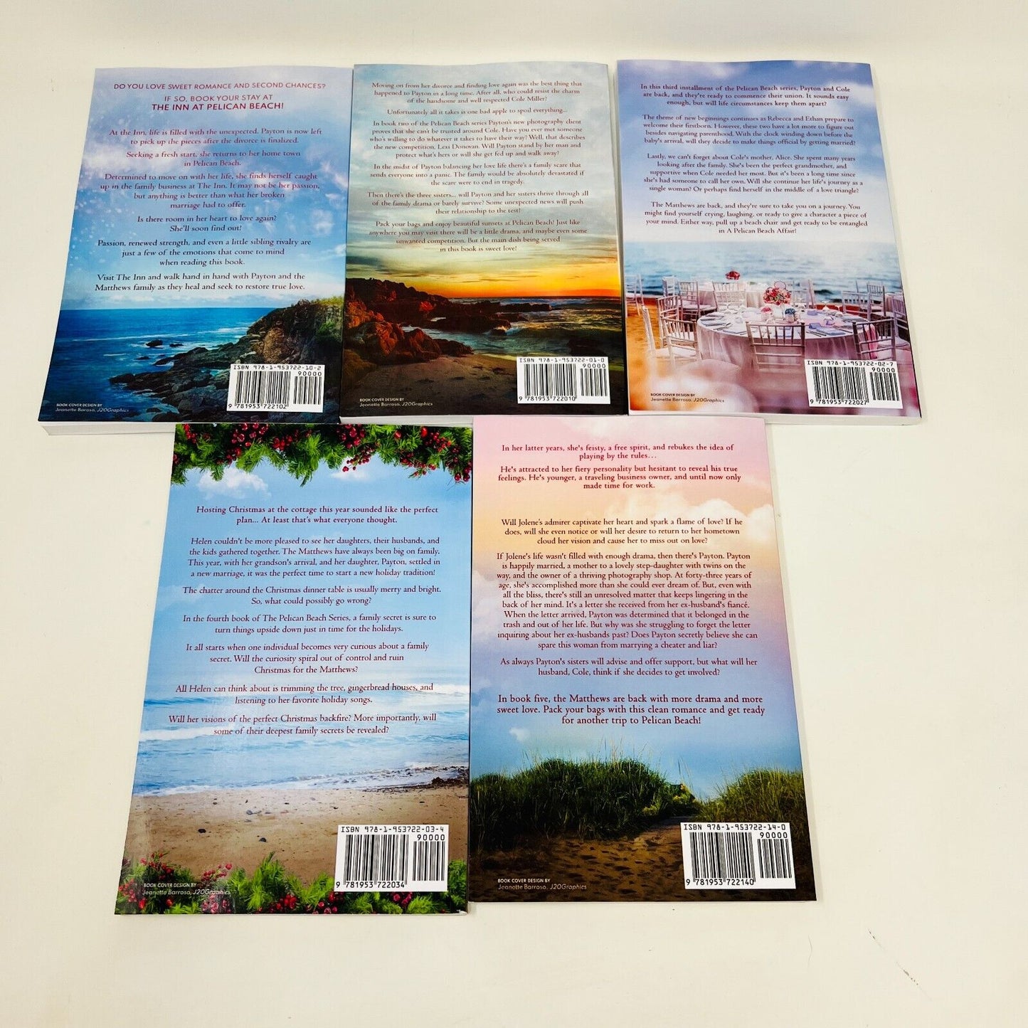 Pelican Beach Complete Series Paperback Books 1-5 Lot by Michele Gilcrest Inn at