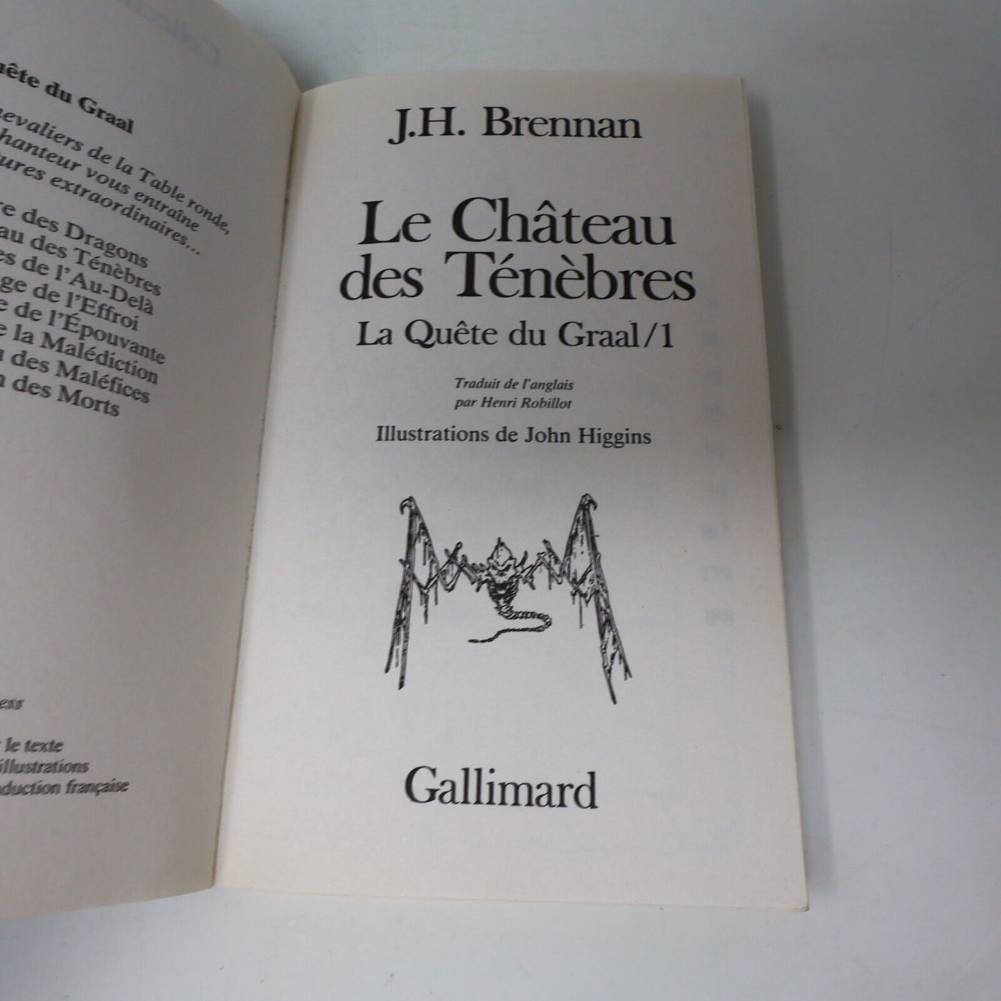 Le Château des Ténèbres/L'Antre des Dragons La Quête du Graal #1-2 Lot LDVELH