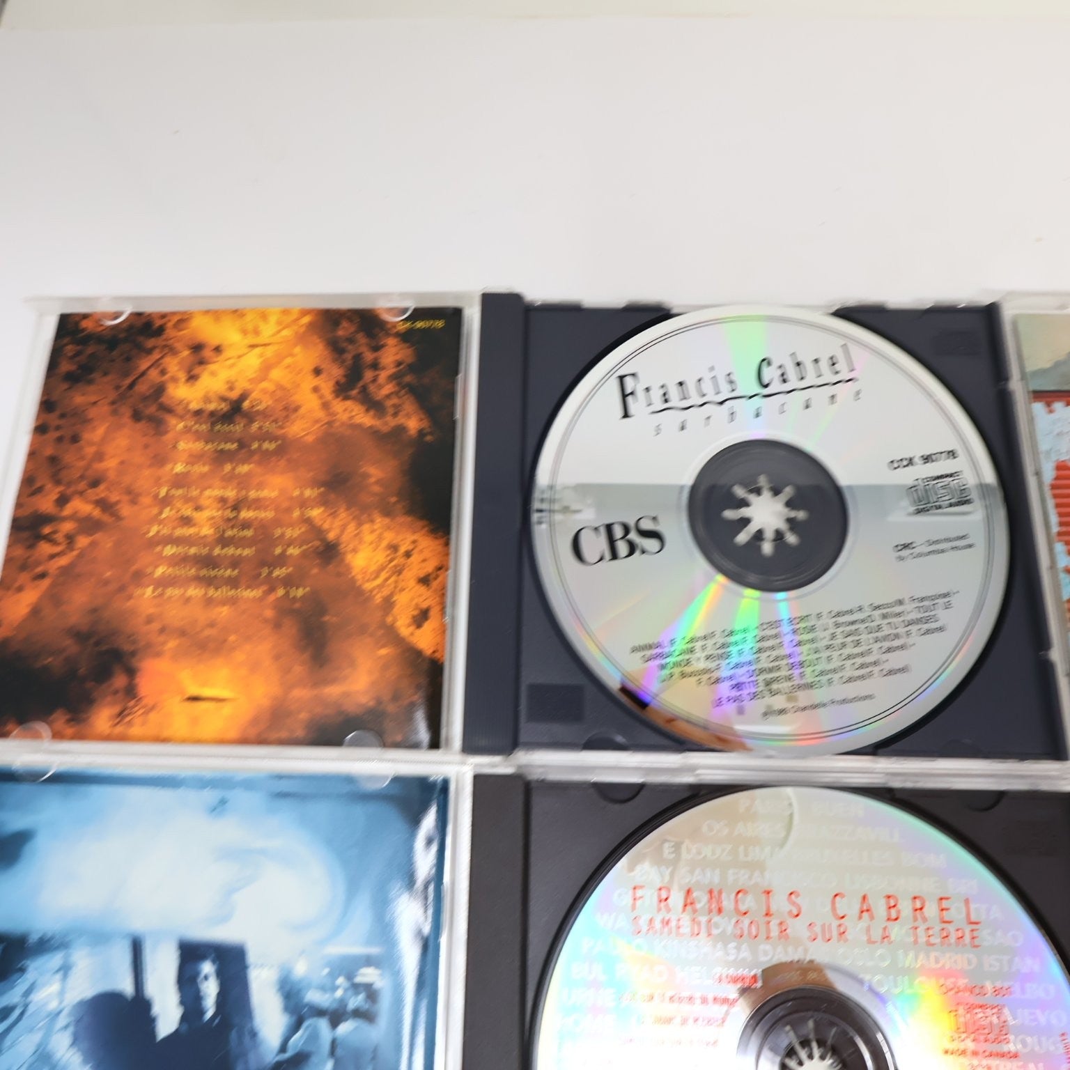 Francis Cabrel Lot 6 CDs Sarbacane/Hors-Saison/In Extremis/Beaux Dégâts Français
