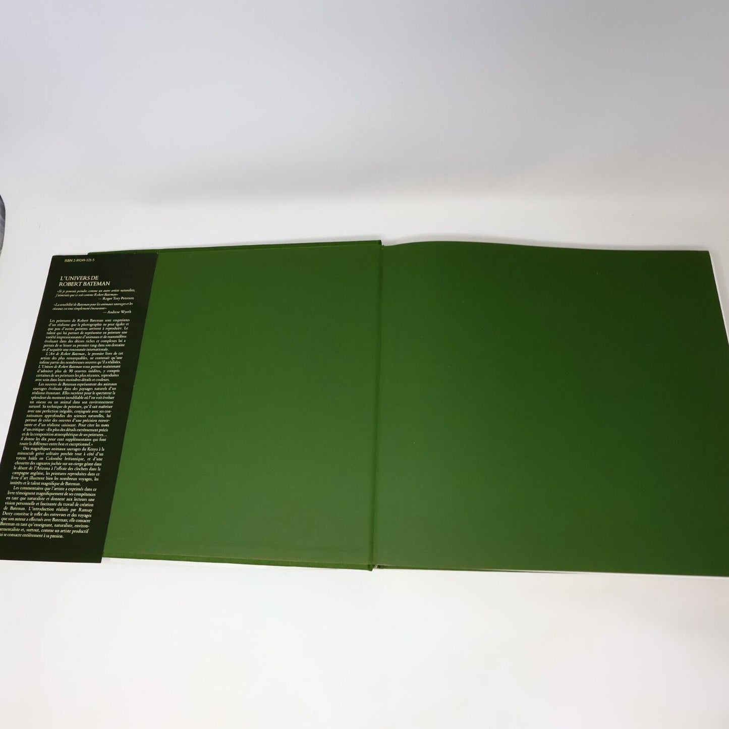 1985 L'Univers de Robert Bateman de Ramsay Derry Hardcover HC Trécarré Français