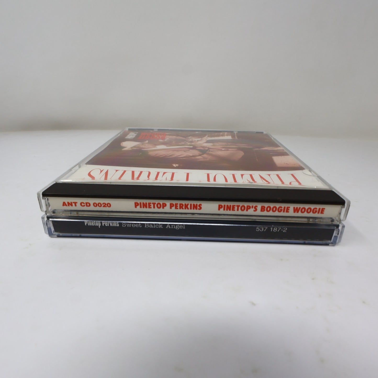 Pinetop Perkins 2 CDs Lot Sweet Black Angel/Pinetop's Boogie Woogie Blues 90s