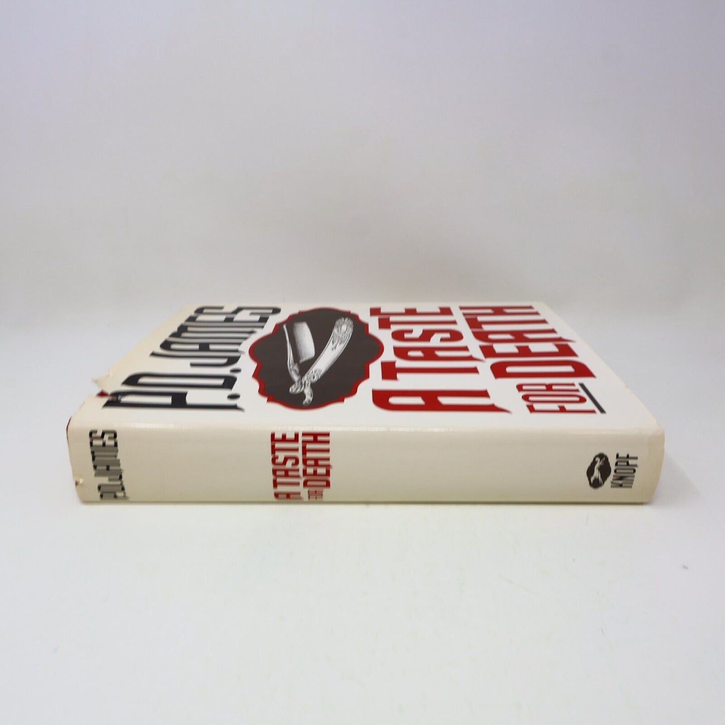 1986 A Taste For Death P. D. James Mystery Thriller Crime Knopf Hardcover Book