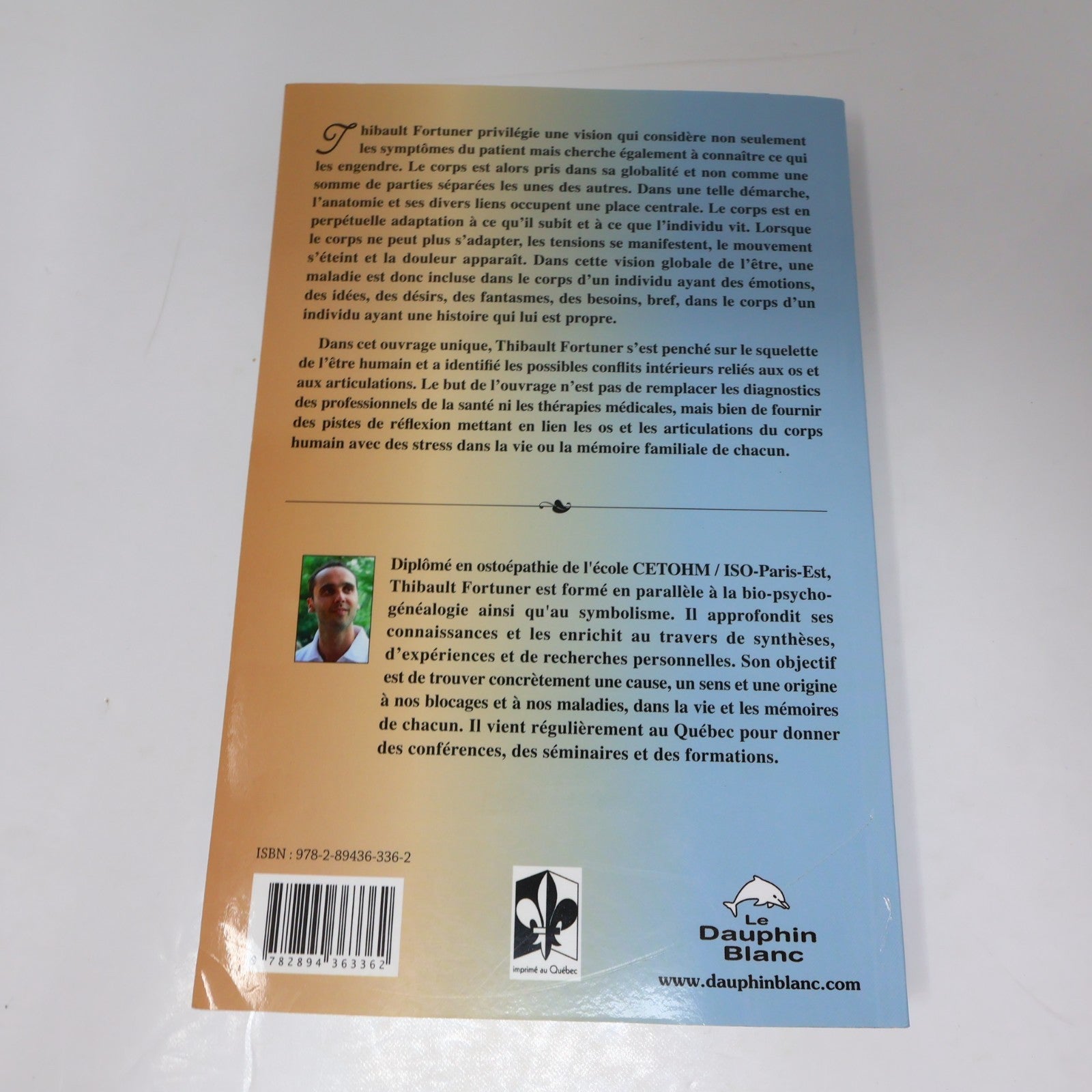 Au Fil des Os Fortuner Thibault Dauphin Blanc 2012 PB Français French Paperback
