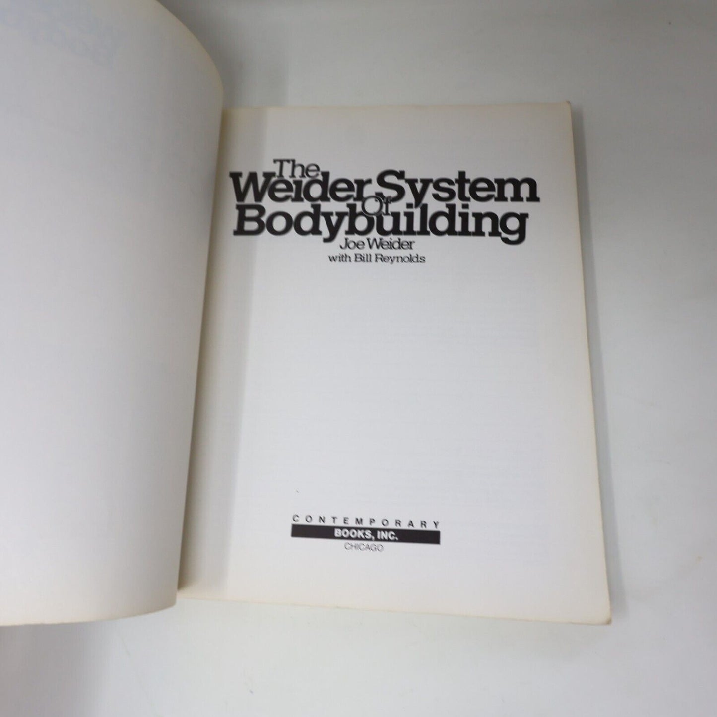1983 The Weider System of Bodybuilding by Joe Weider Bill Reynolds Paperback PB