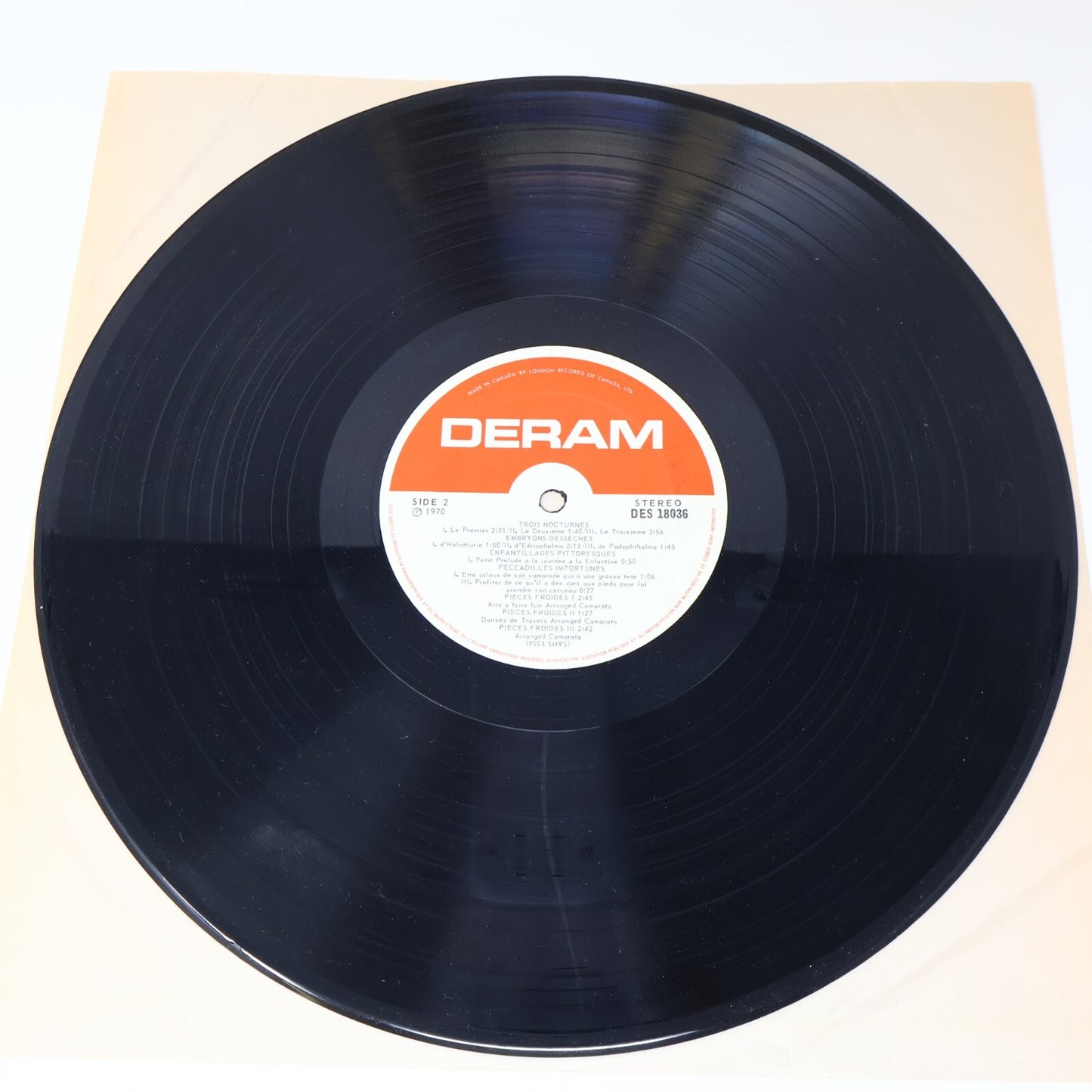 The Velvet Gentleman The Music Of Erik Satie Camarata LP Record Vinyl DES 18036