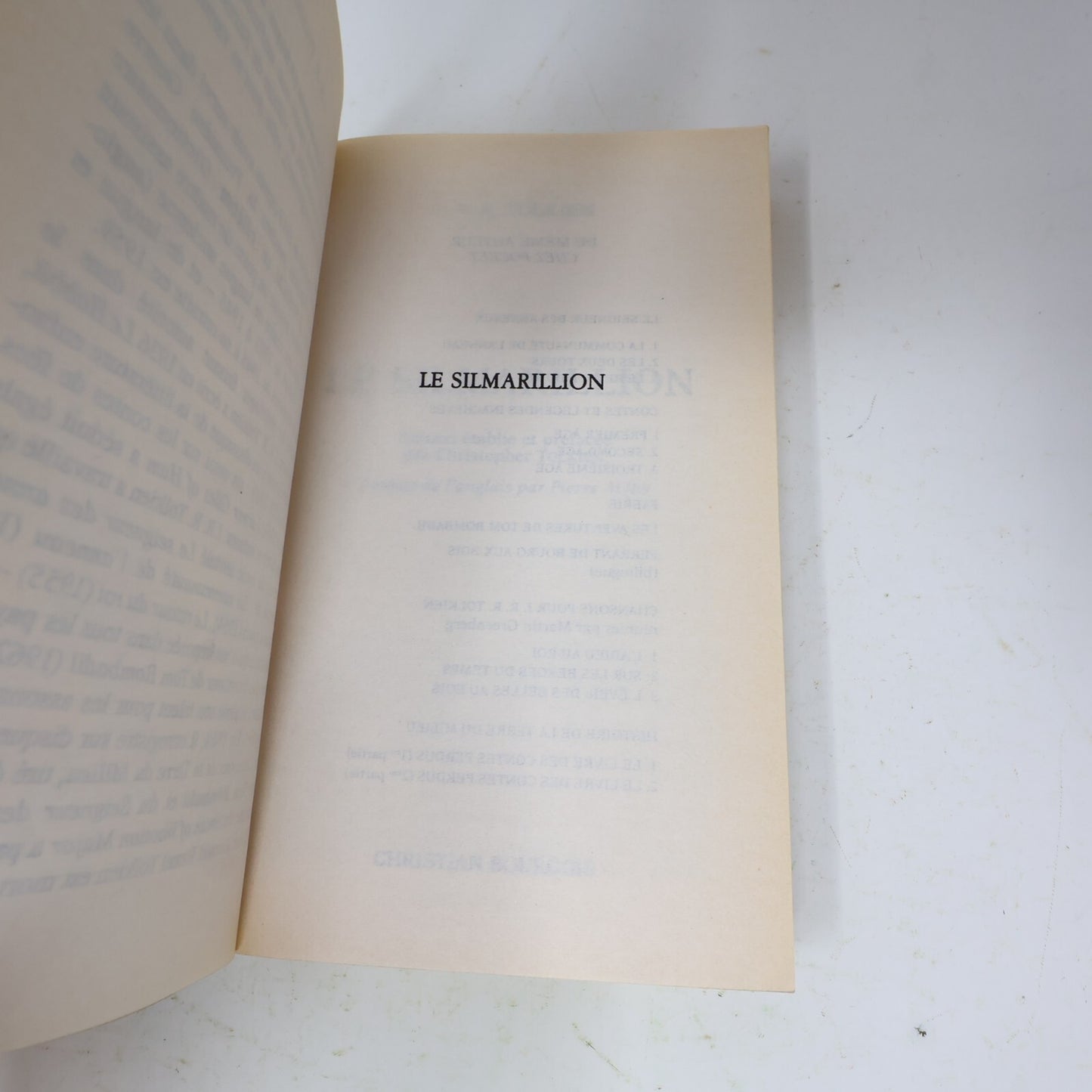 Le Seigneur des Anneaux #1-3 Série Complète Lot 4 Livres Tolkien Silmarillion PB