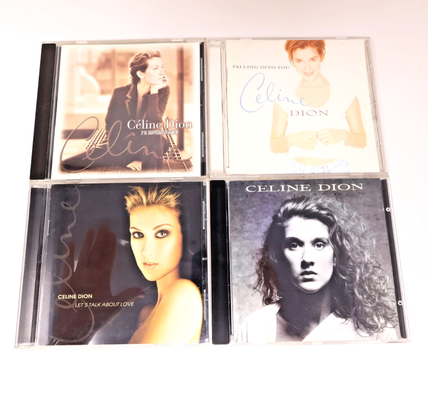 Céline Dion 7 CD Lot Unison/Let's Talk About Love/Falling Into You/Taking Chance