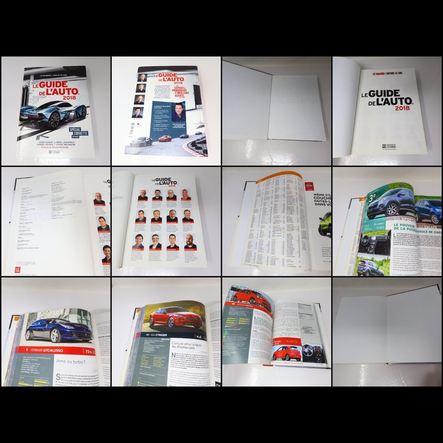 Le Guide de l'Auto 2017/2018 Lot 2 Livres Duquet/Gélinas Transports Automobile