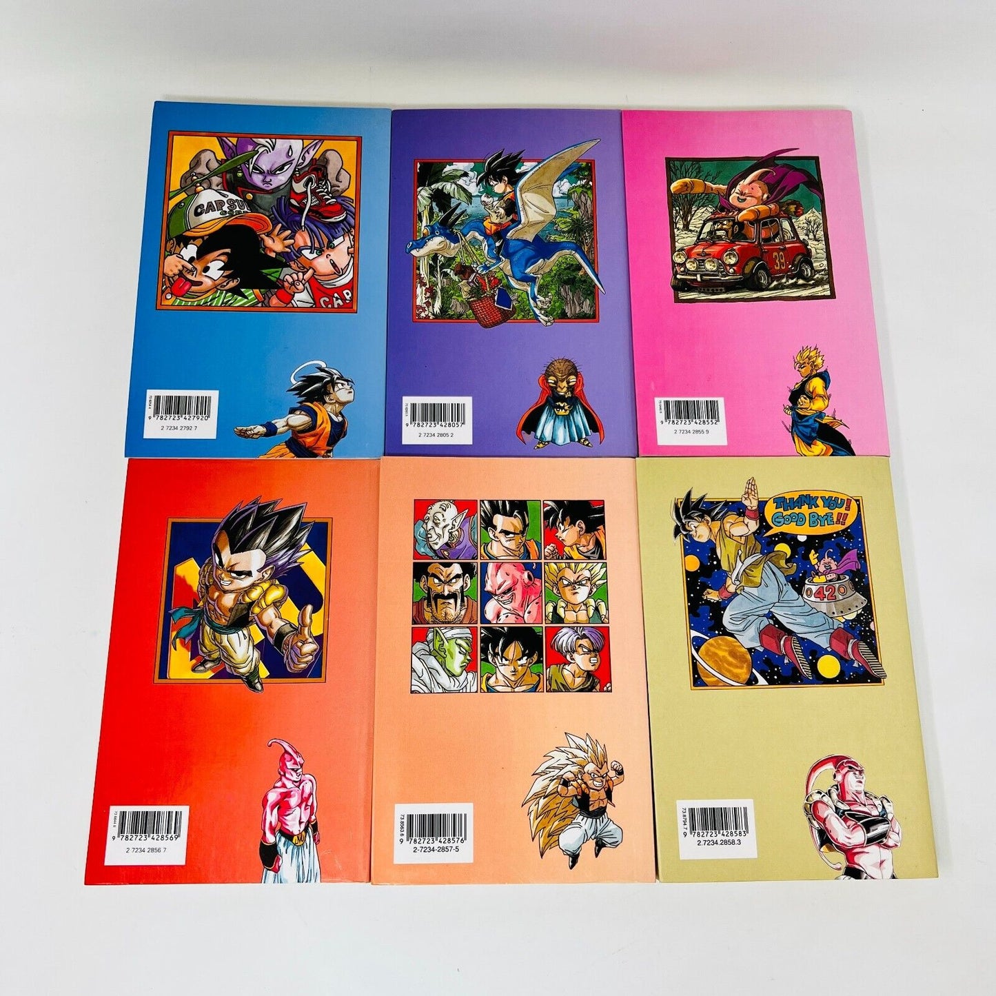 6x Dragon Ball Glénat #37-42 Lot Mangas Akira Toriyama Kaio Shin 90-2000s French