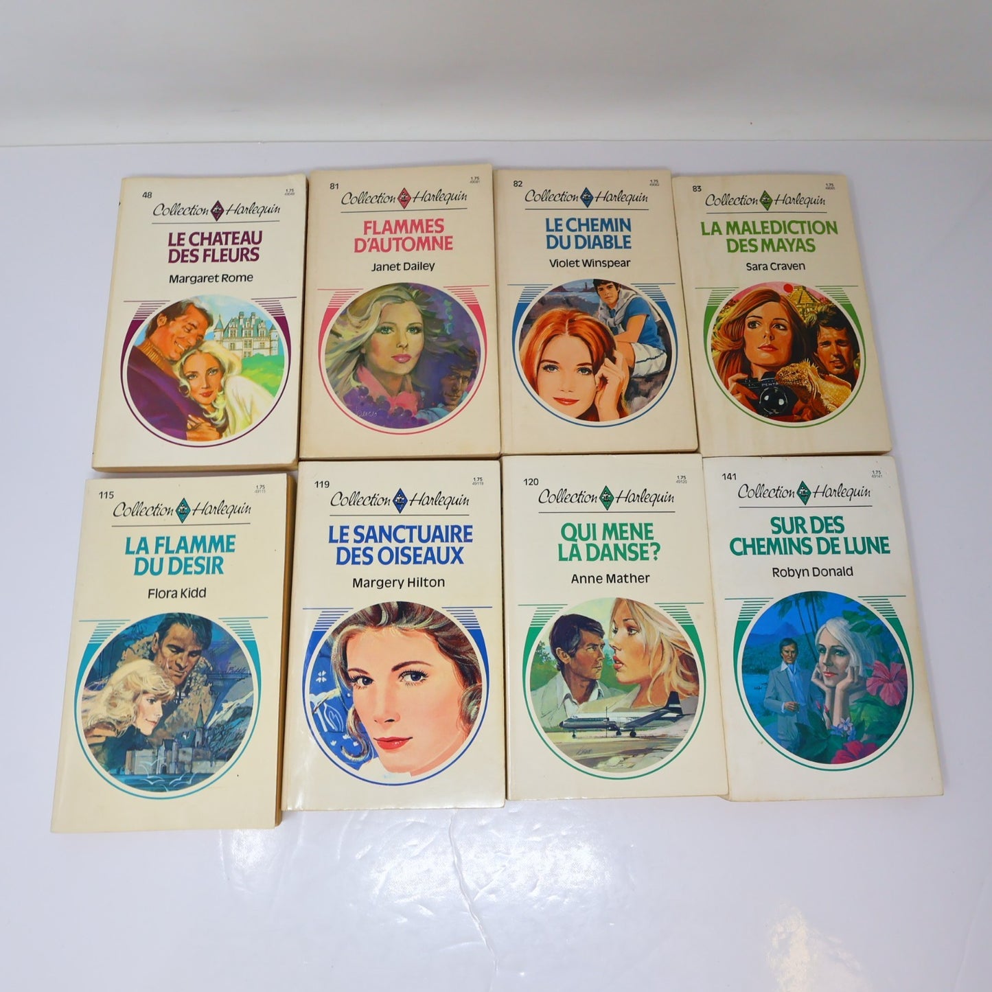 Collection Harlequin Lot 18 Livres Français/French Romance Paperback Books 1980s