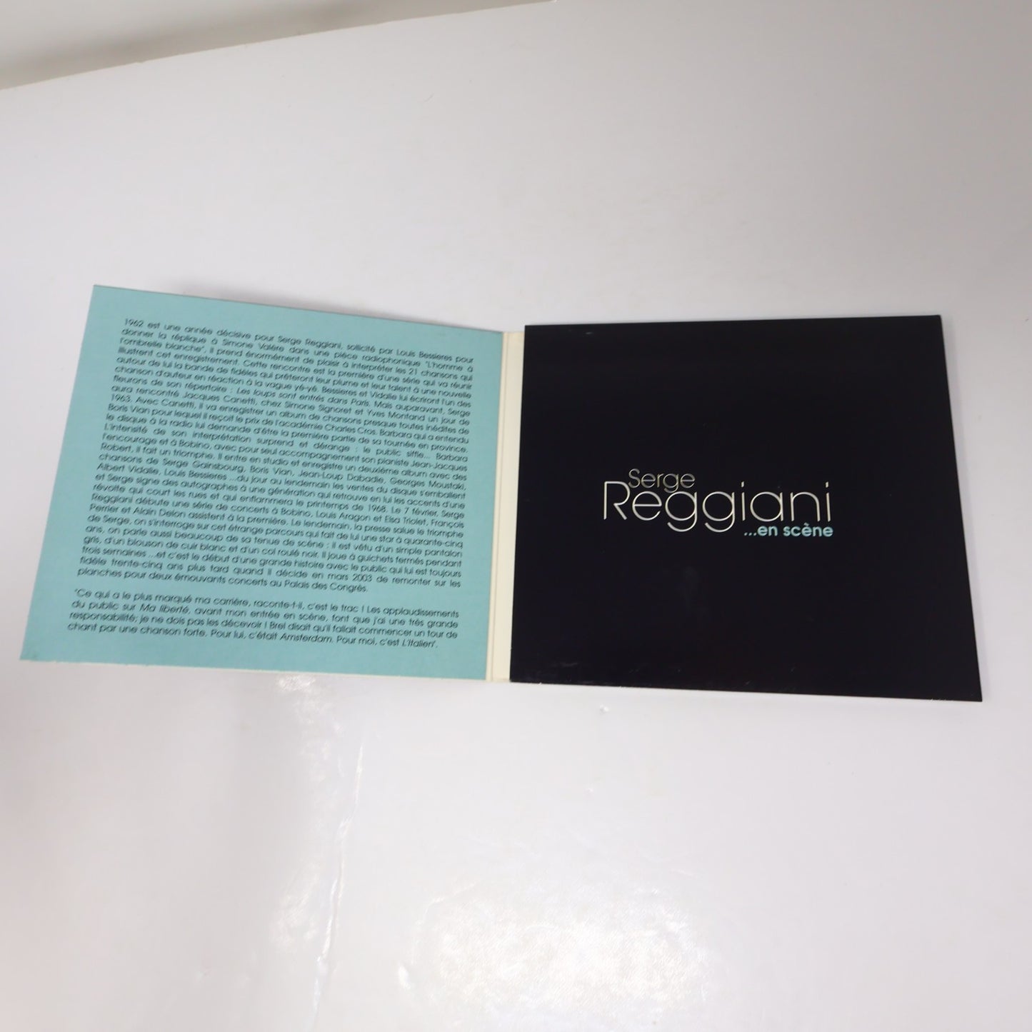 Serge Reggiani Lot 2 CD 70 Balais/.. en Scène Arlequin Assassiné/Le Déserteur