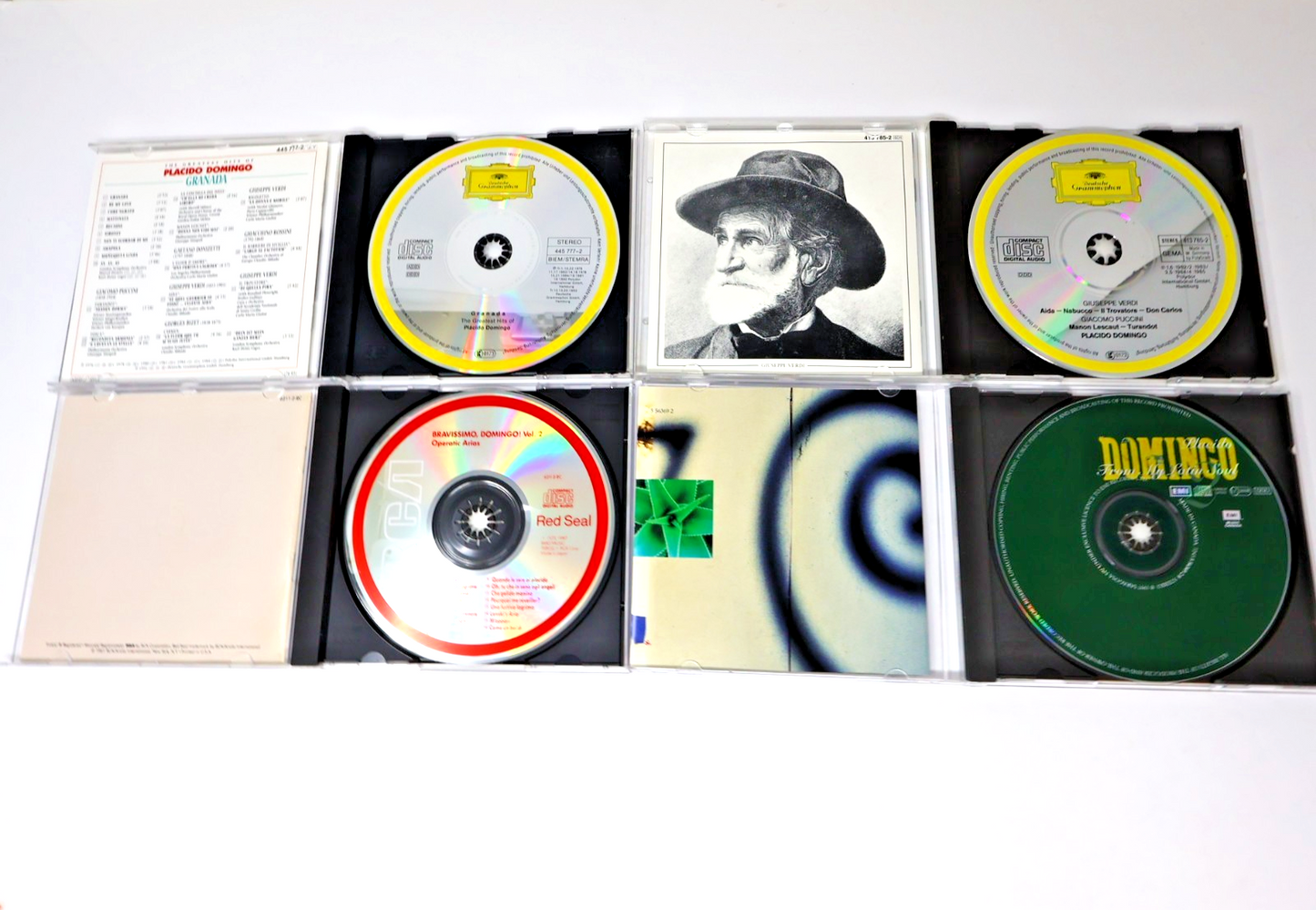 Placido Domingo 4 CD Lot Granada Greatest Hits/Verdi & Puccini/My Latin Soul 2