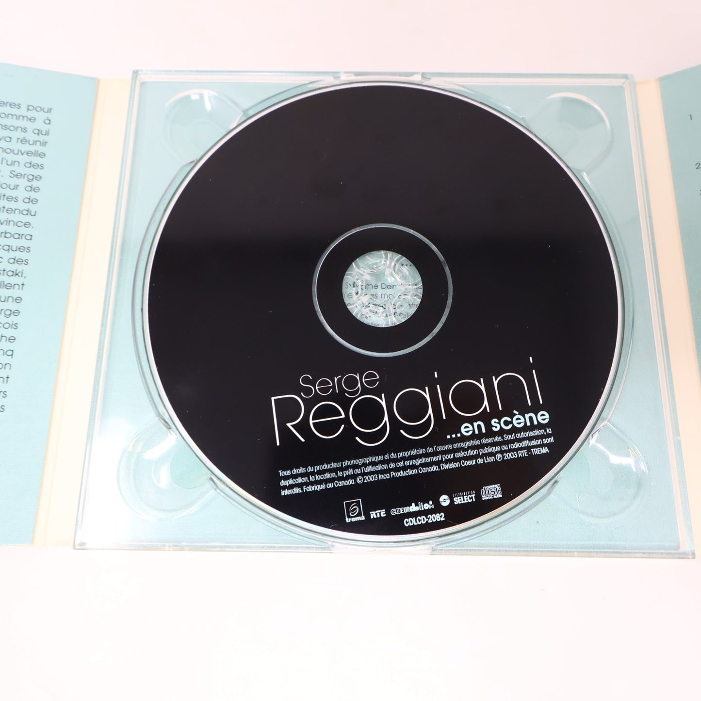 Serge Reggiani Lot 2 CD 70 Balais/.. en Scène Arlequin Assassiné/Le Déserteur